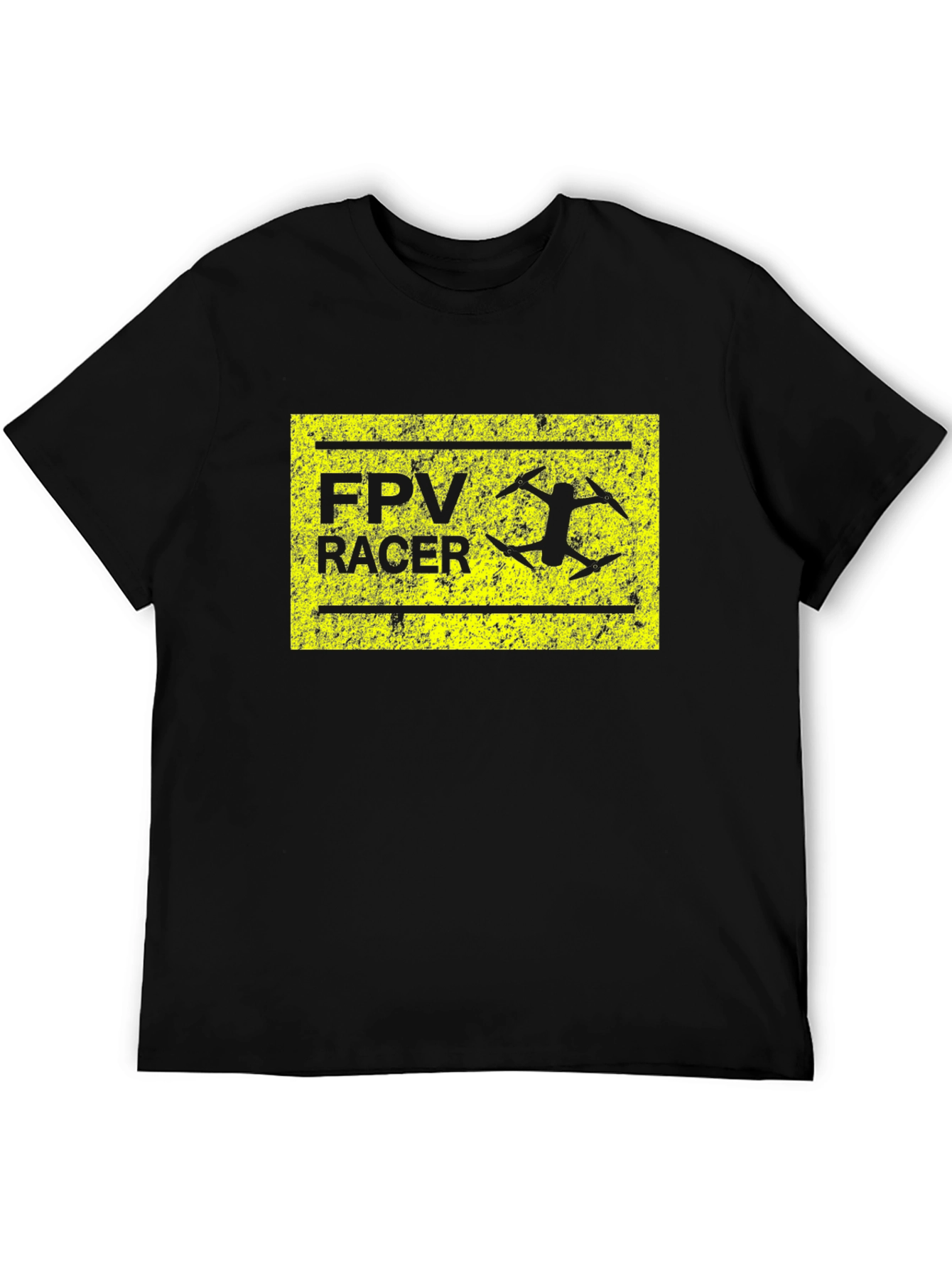 FPV Racer Black T-Shirt - Drone Racing