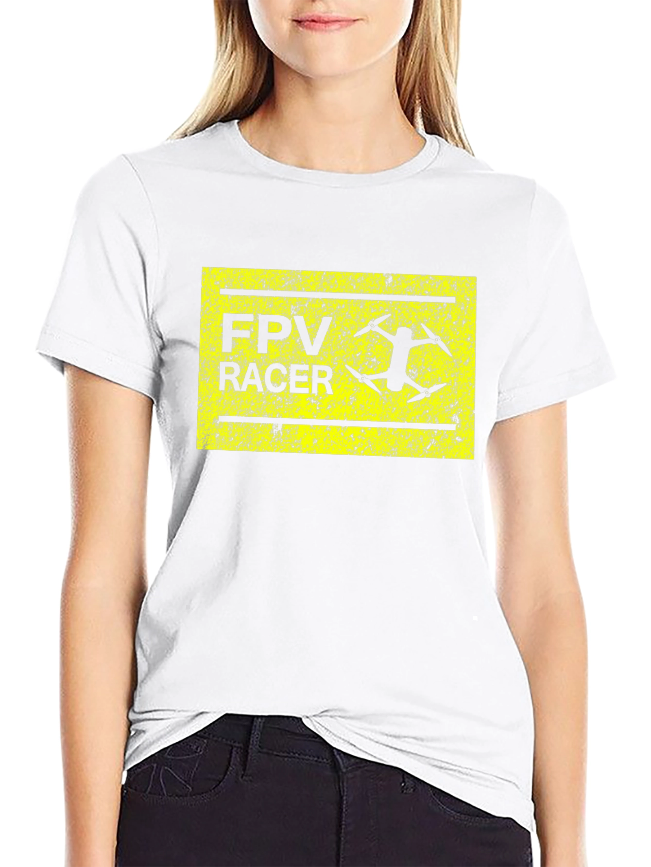 FPV Racer Black T-Shirt - Drone Racing