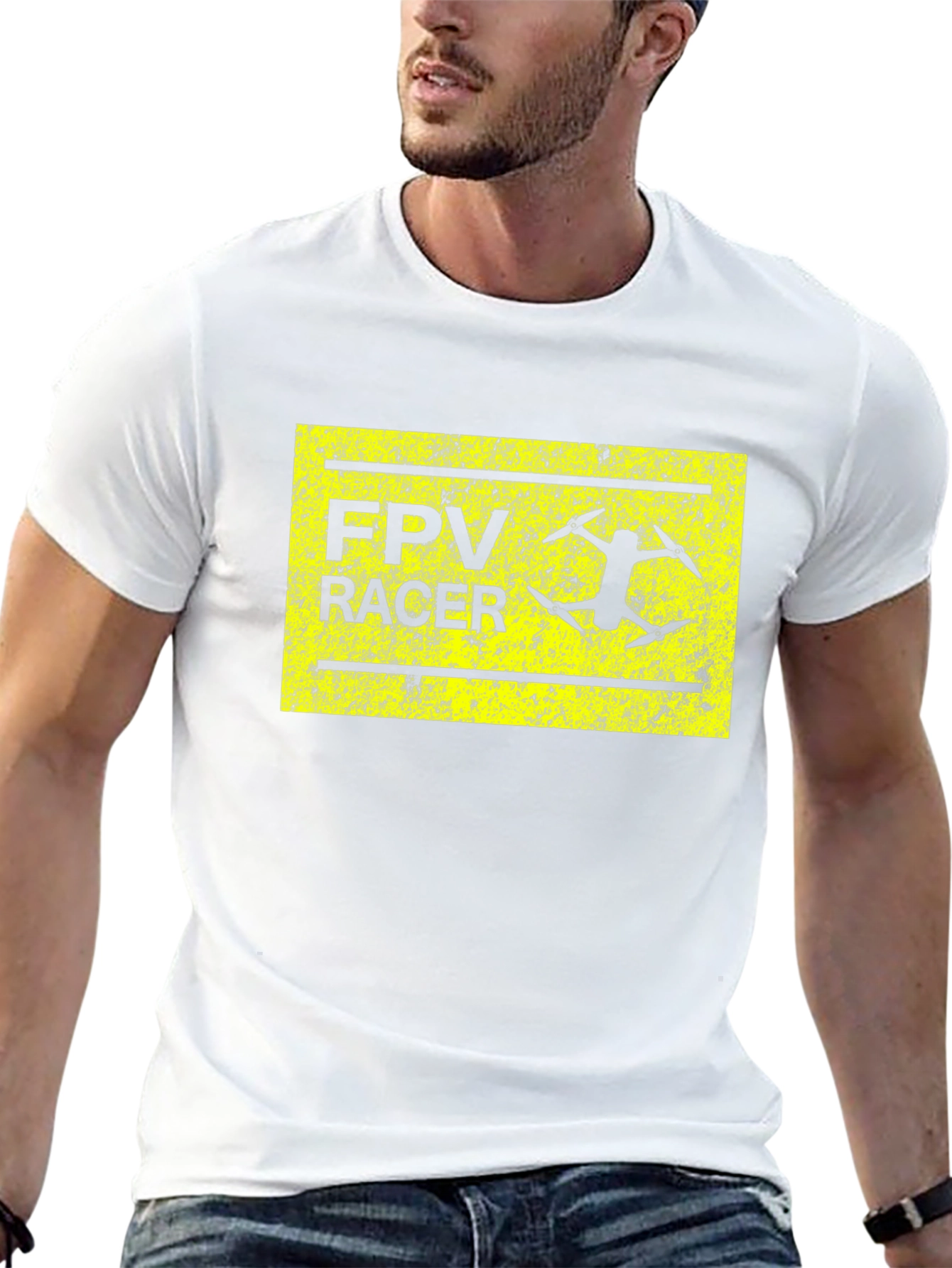 FPV Racer Black T-Shirt - Drone Racing