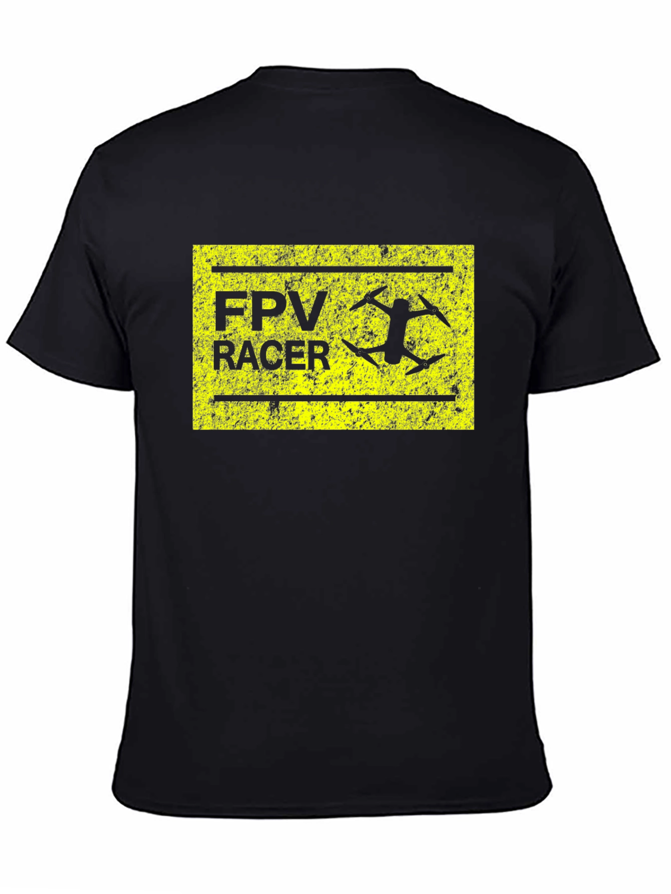 FPV Racer Black T-Shirt - Drone Racing
