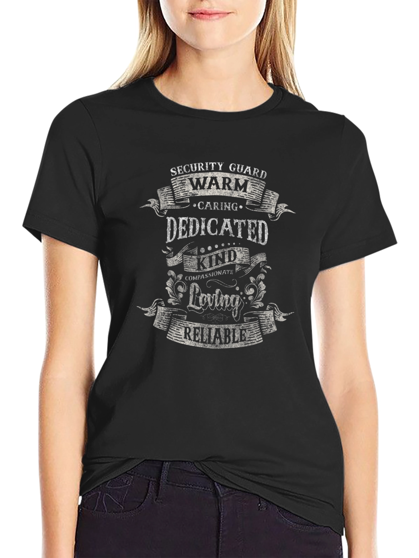 Security Guard Qualities Graphic Tee