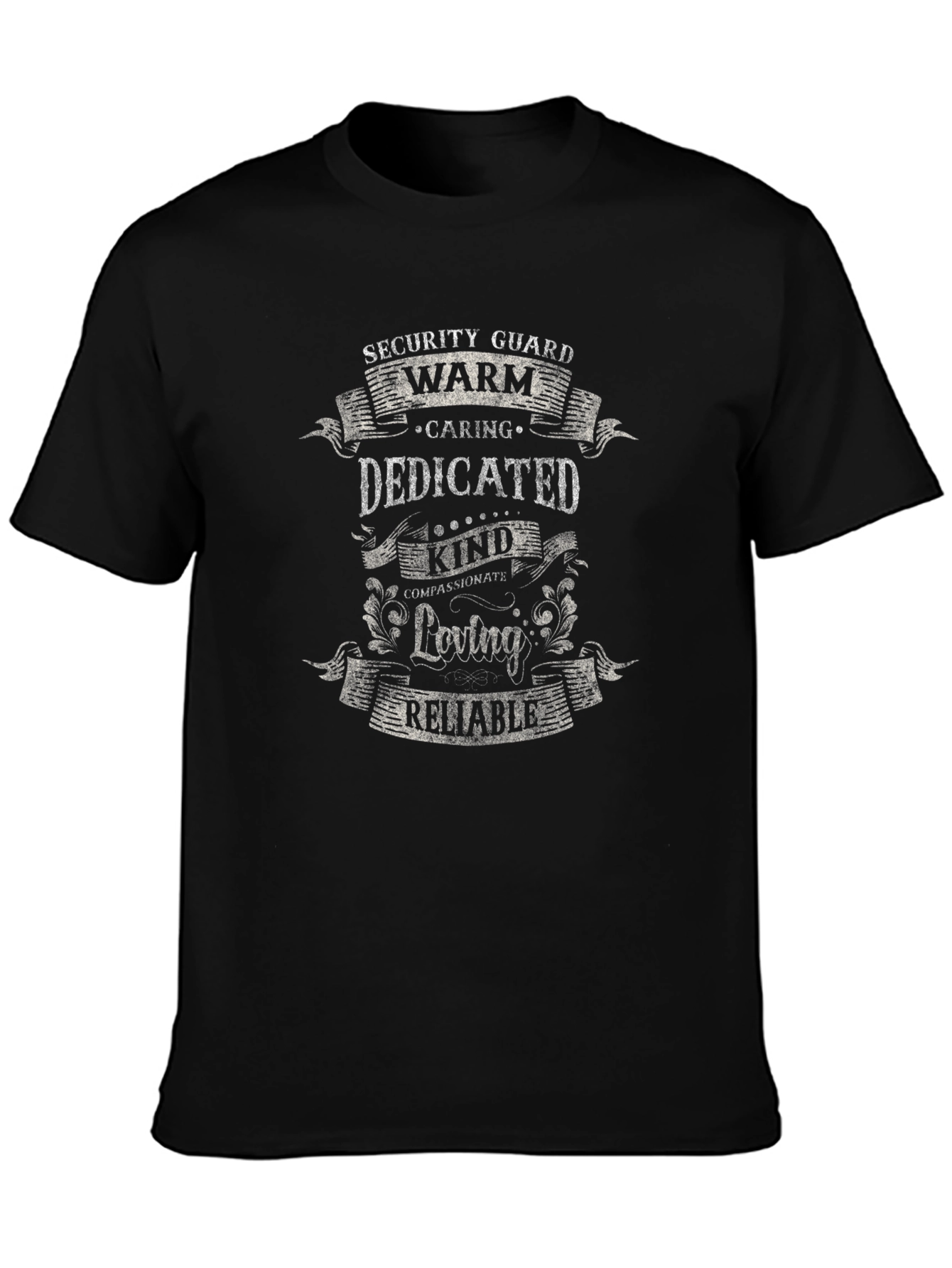Security Guard Qualities Graphic Tee
