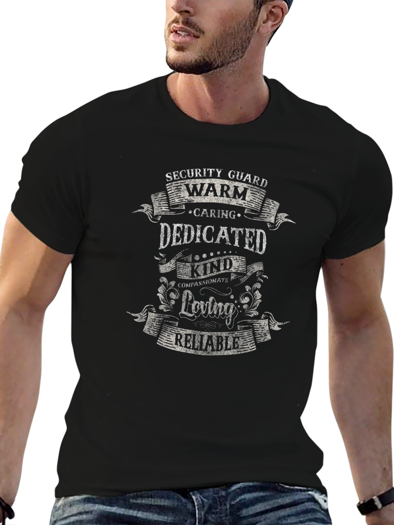 Security Guard Qualities Graphic Tee