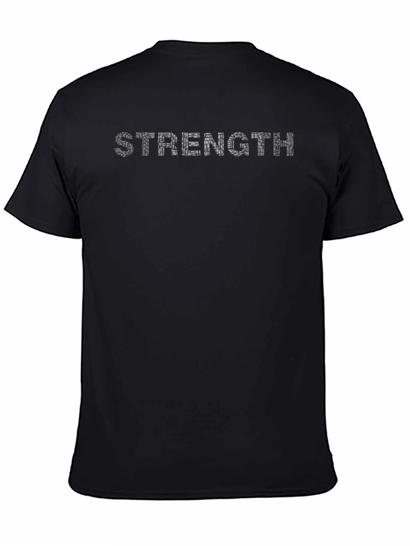 Strength Graphic Black T-Shirt