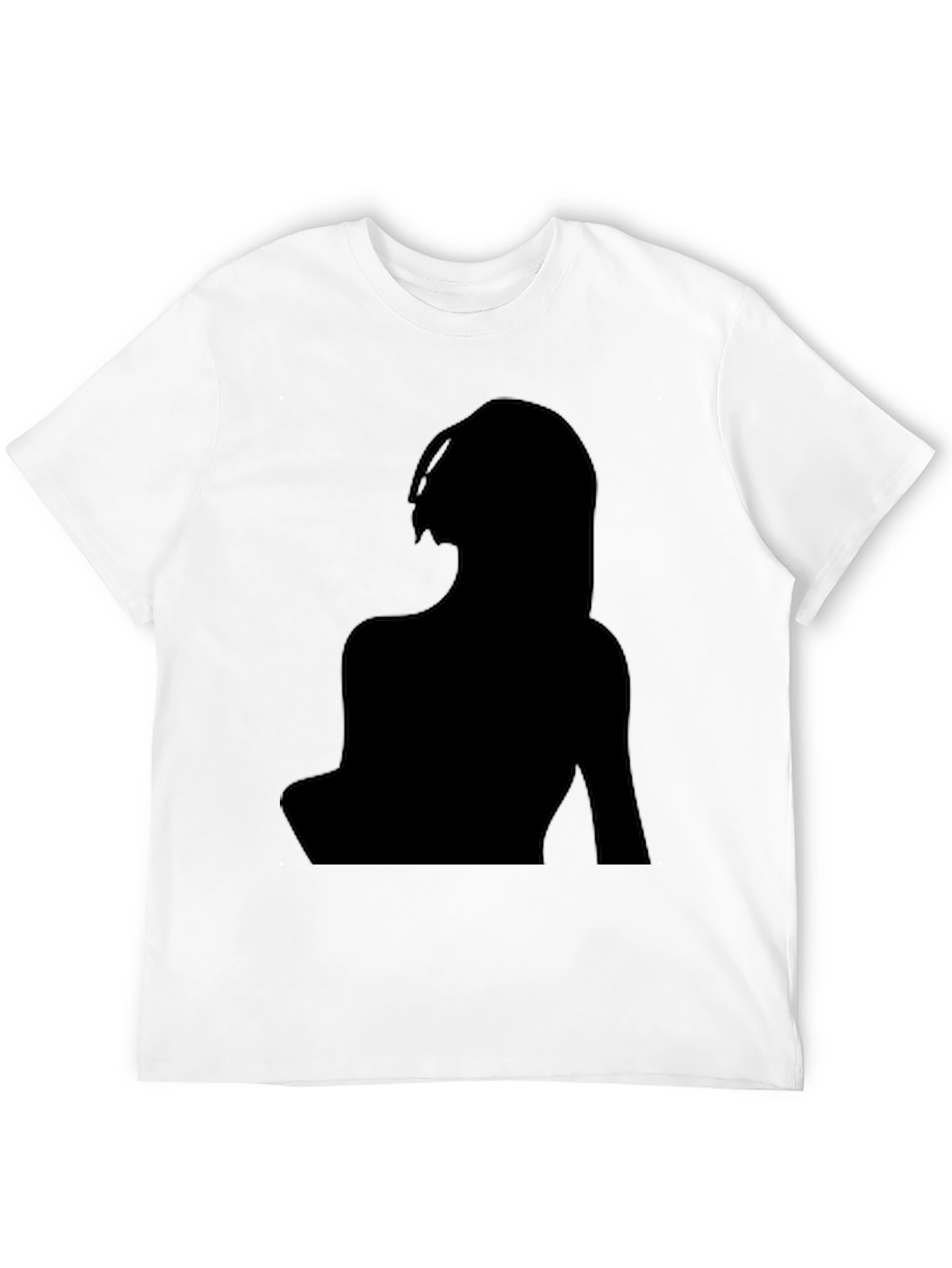 Silhouette Graphic Tee - Modern Black T-Shirt