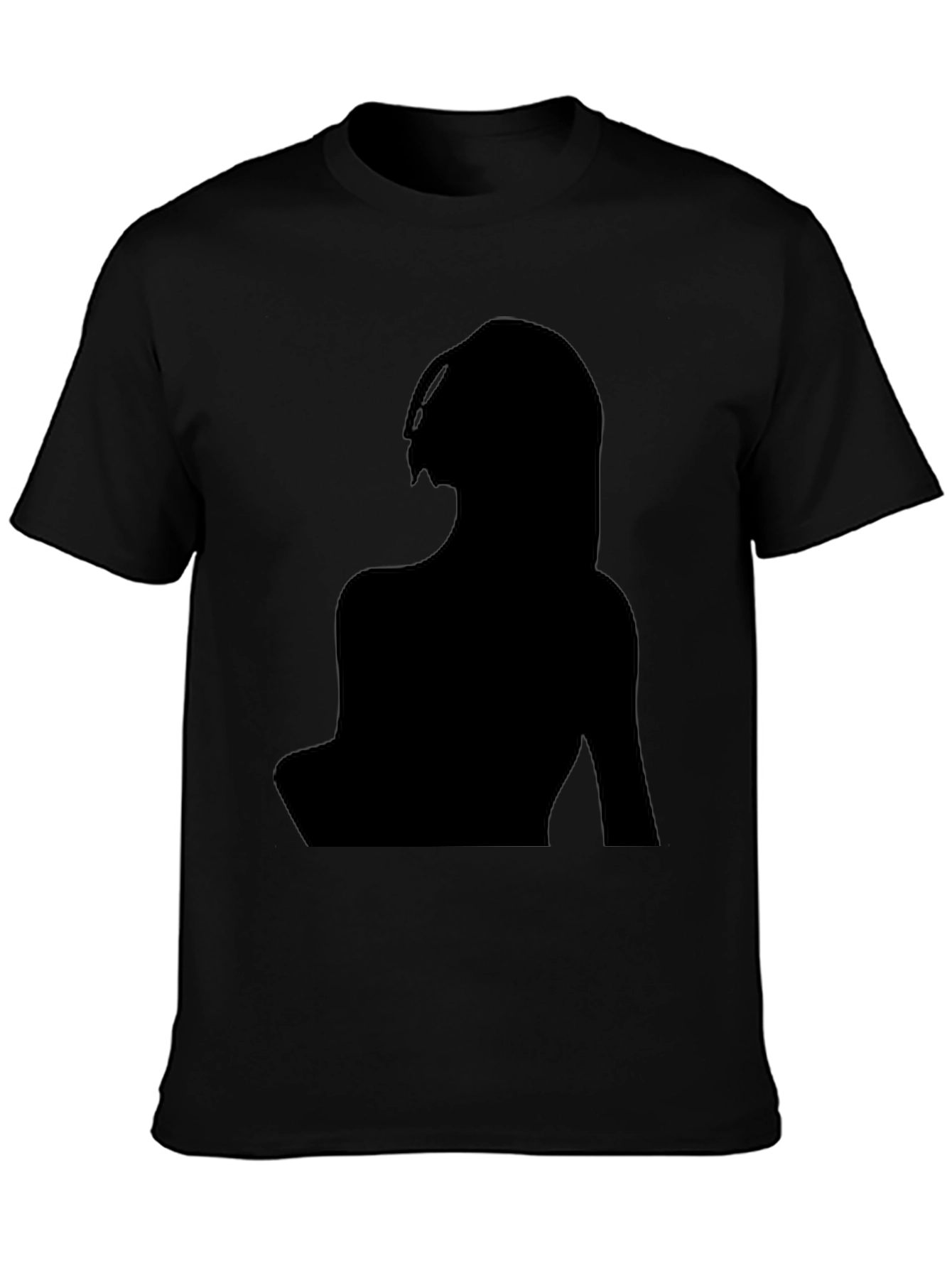 Silhouette Graphic Tee - Modern Black T-Shirt
