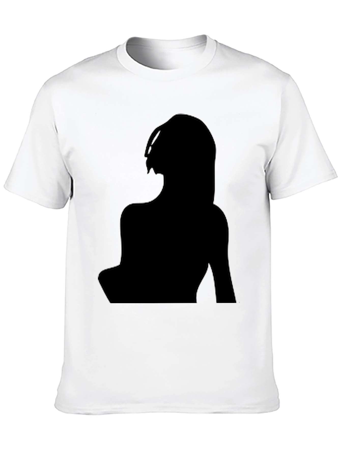 Silhouette Graphic Tee - Modern Black T-Shirt