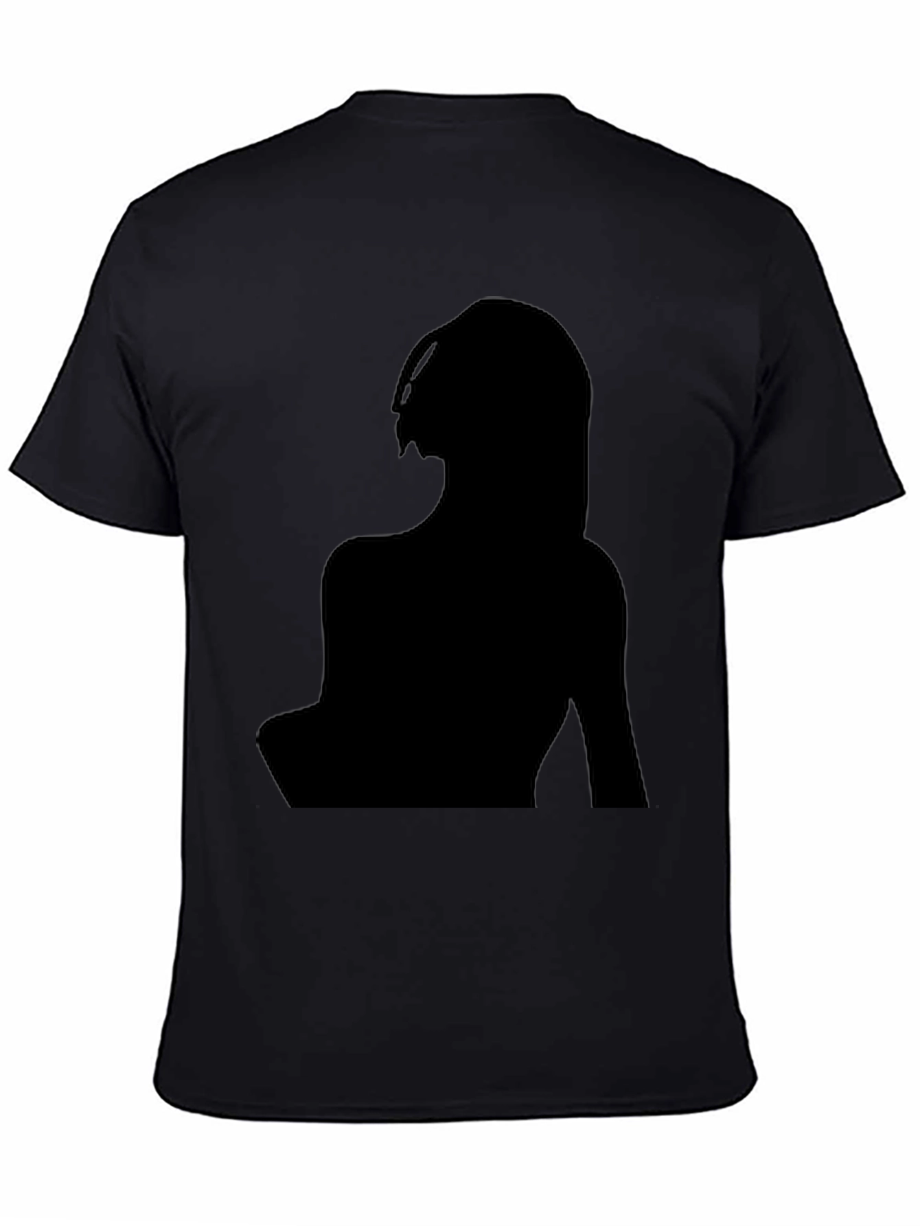Silhouette Graphic Tee - Modern Black T-Shirt