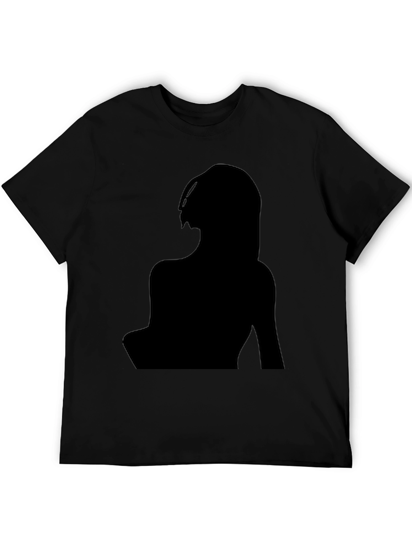 Silhouette Graphic Tee - Modern Black T-Shirt