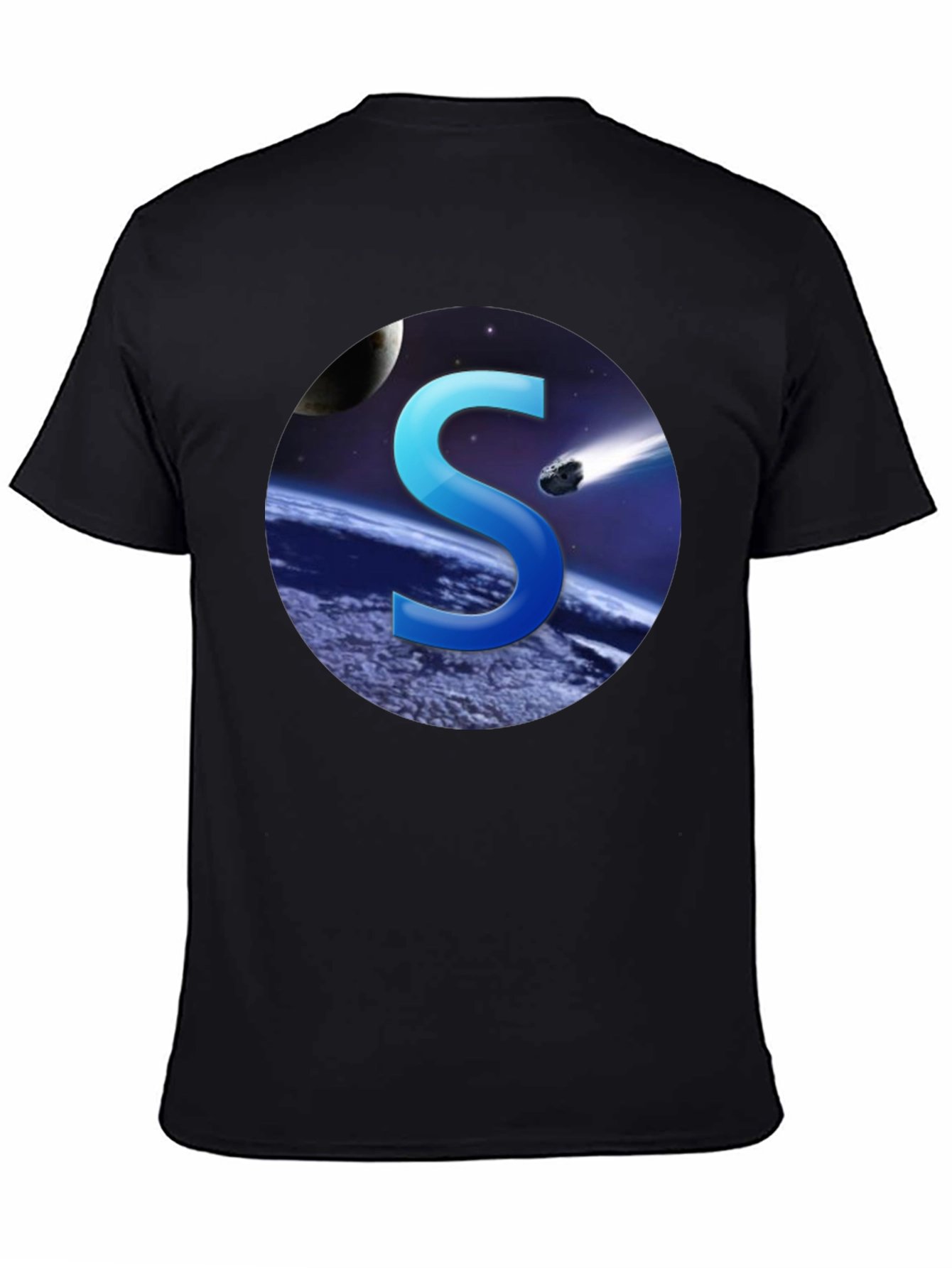 Cosmic S Black T-Shirt