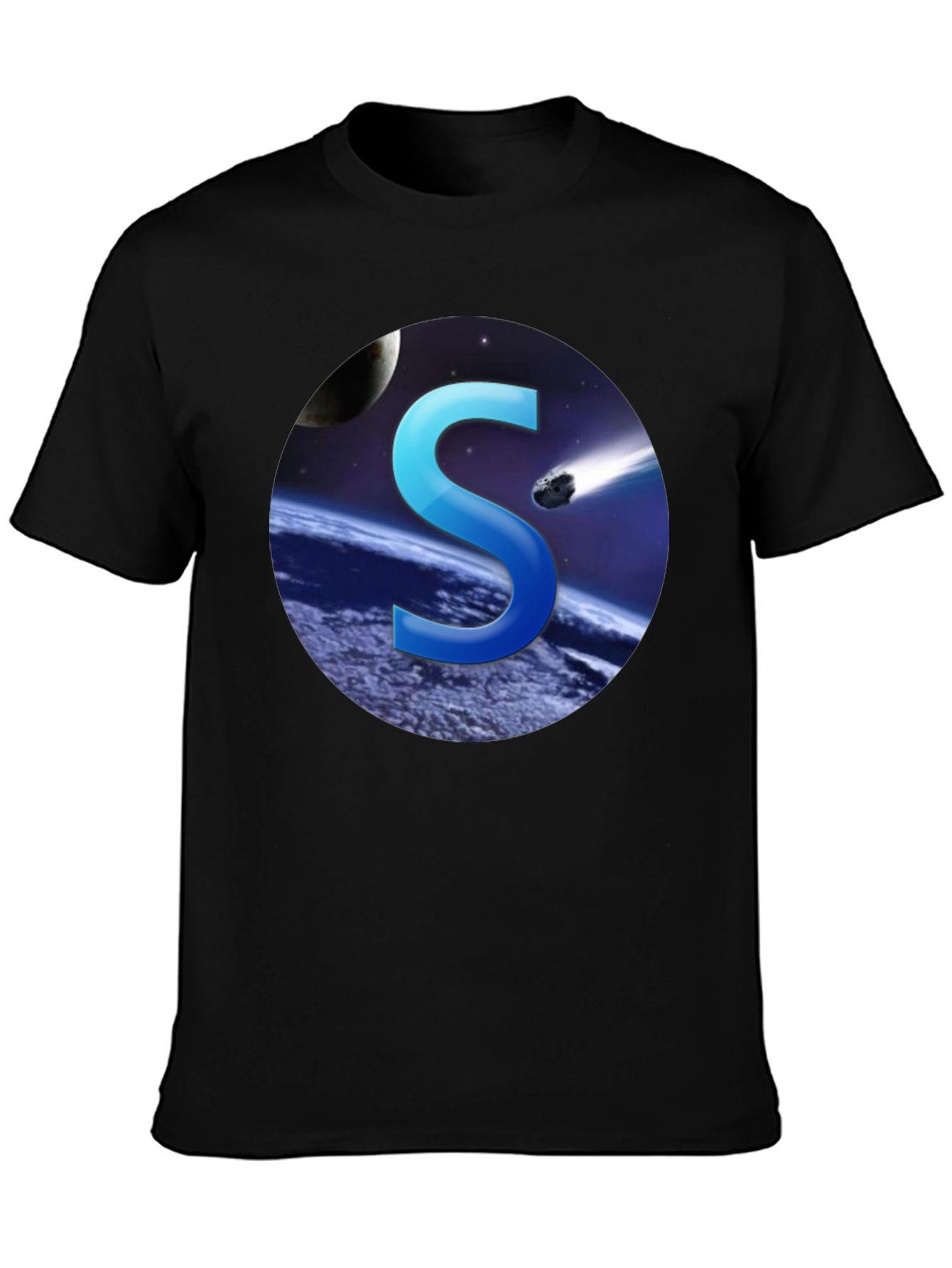 Cosmic S Black T-Shirt