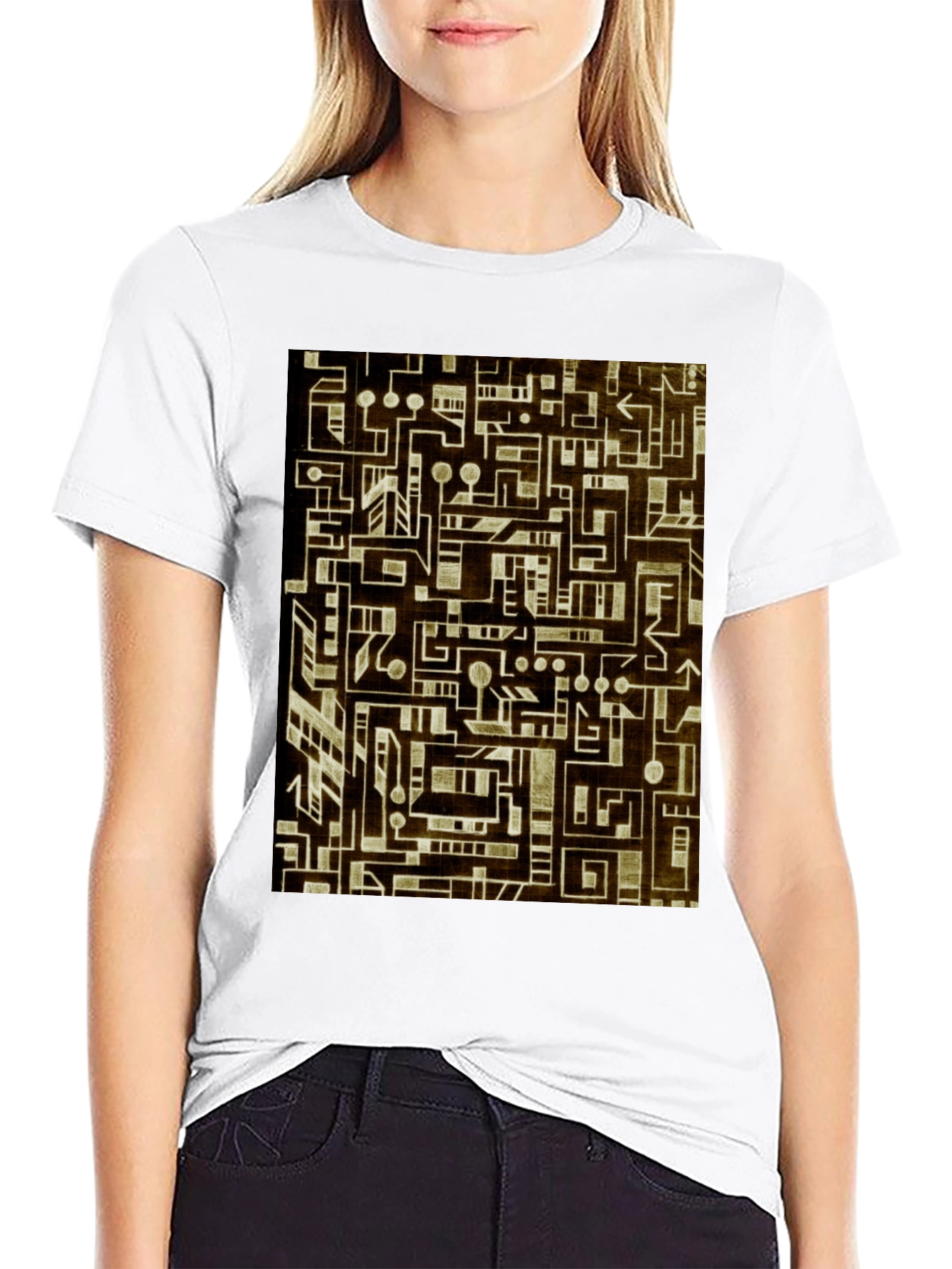 Abstract Geometric T-Shirt