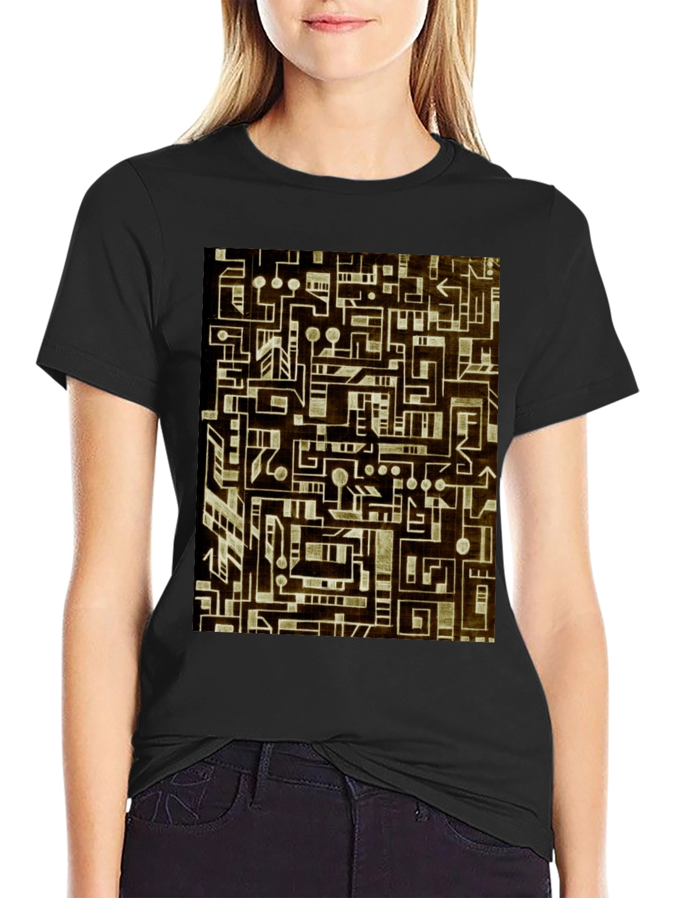 Abstract Geometric T-Shirt