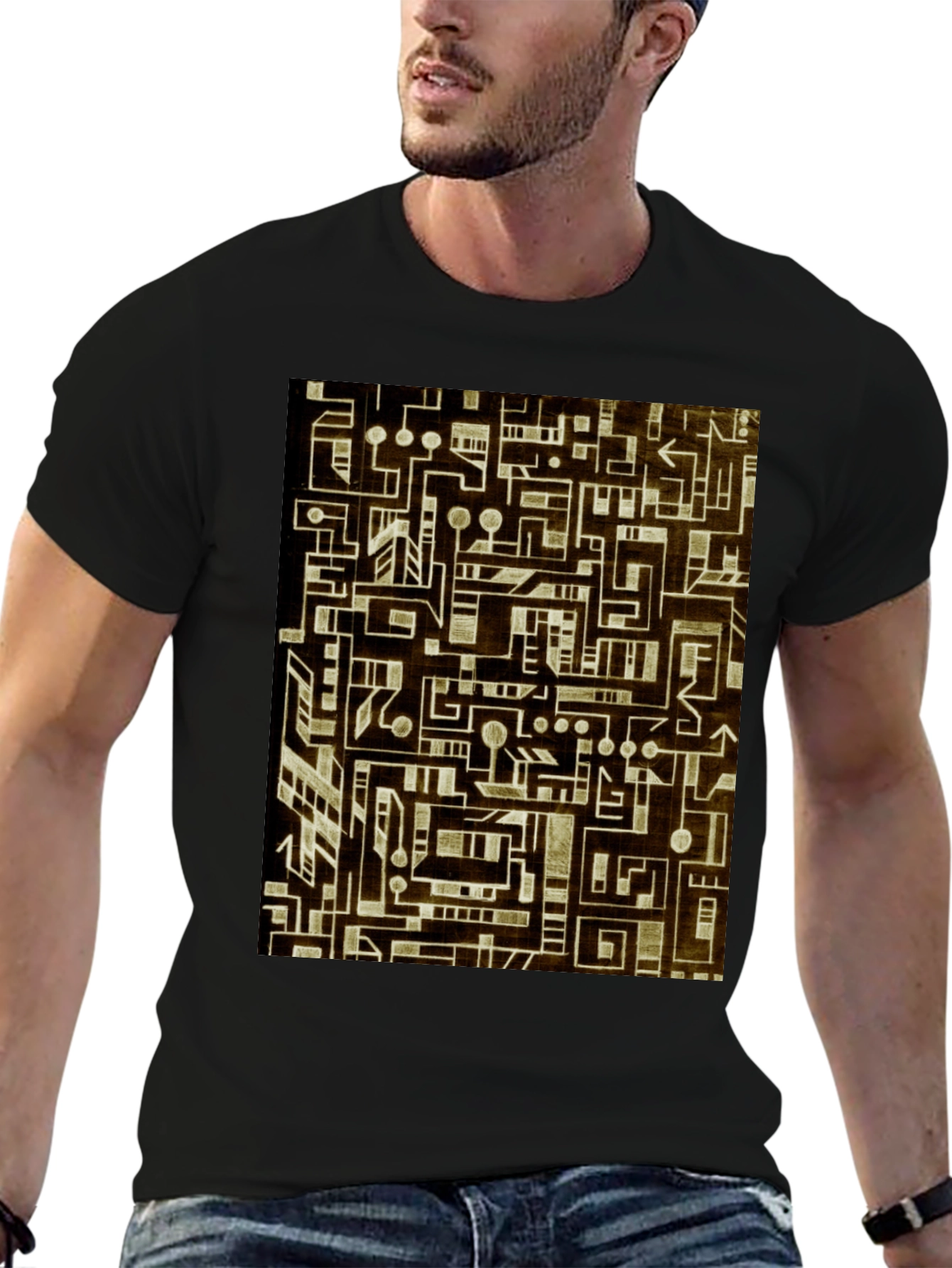 Abstract Geometric T-Shirt