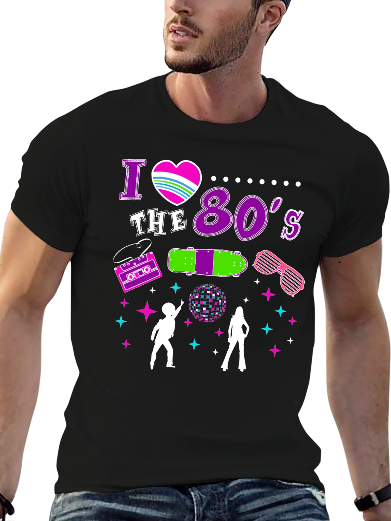 I Love the 80s Retro Party T-Shirt