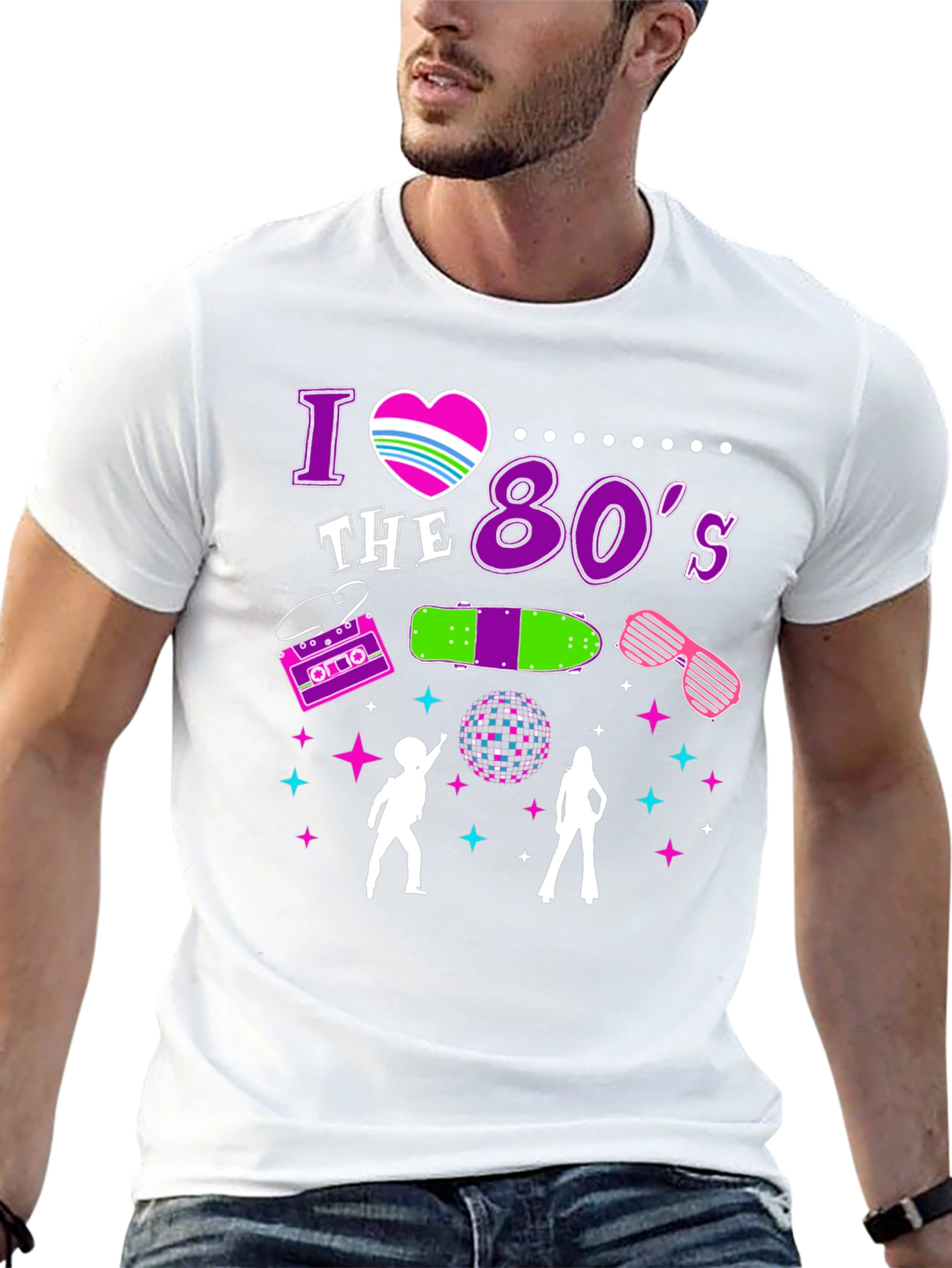 I Love the 80s Retro Party T-Shirt