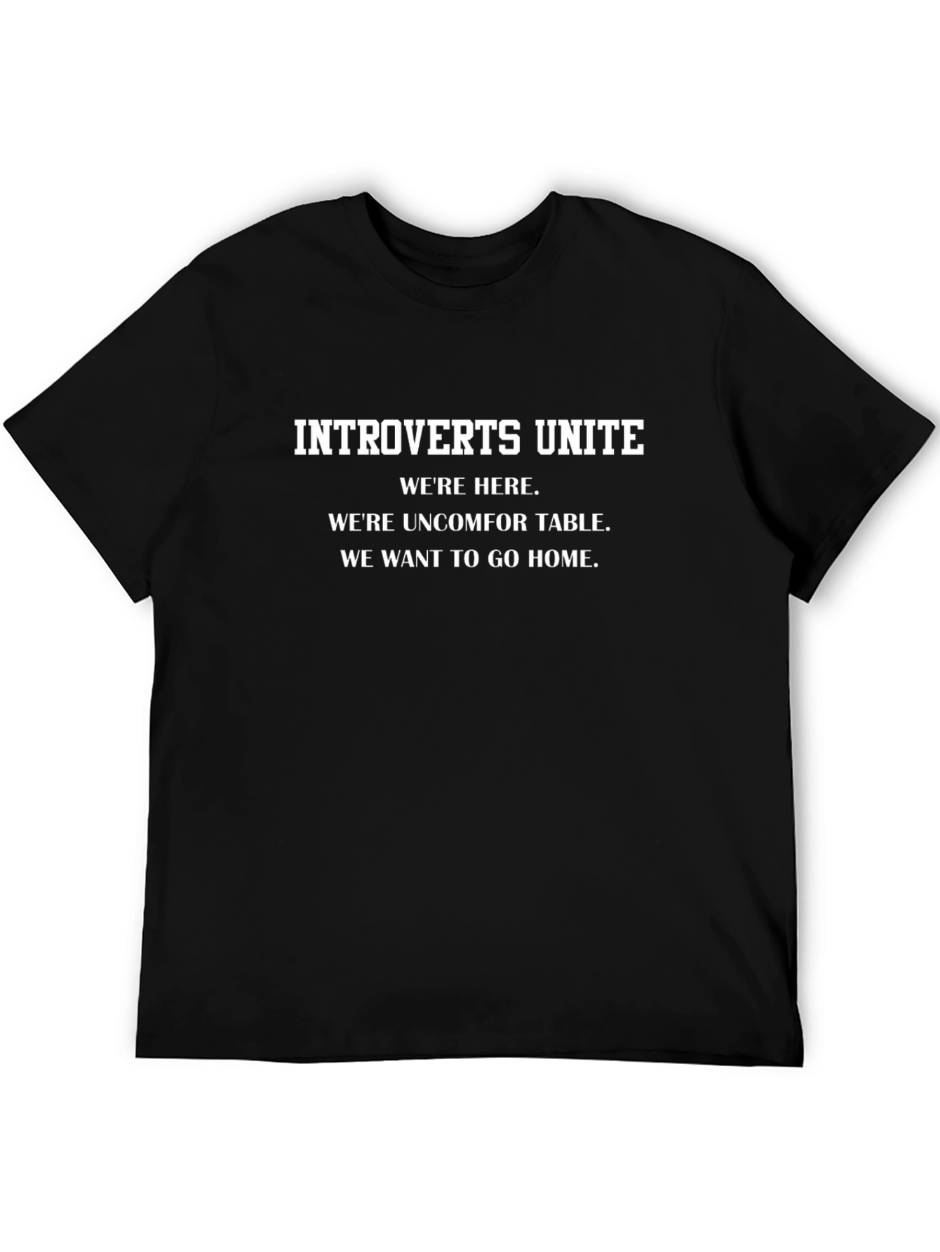 Introvert Unite Graphic T-Shirt - Comfortable & Funny