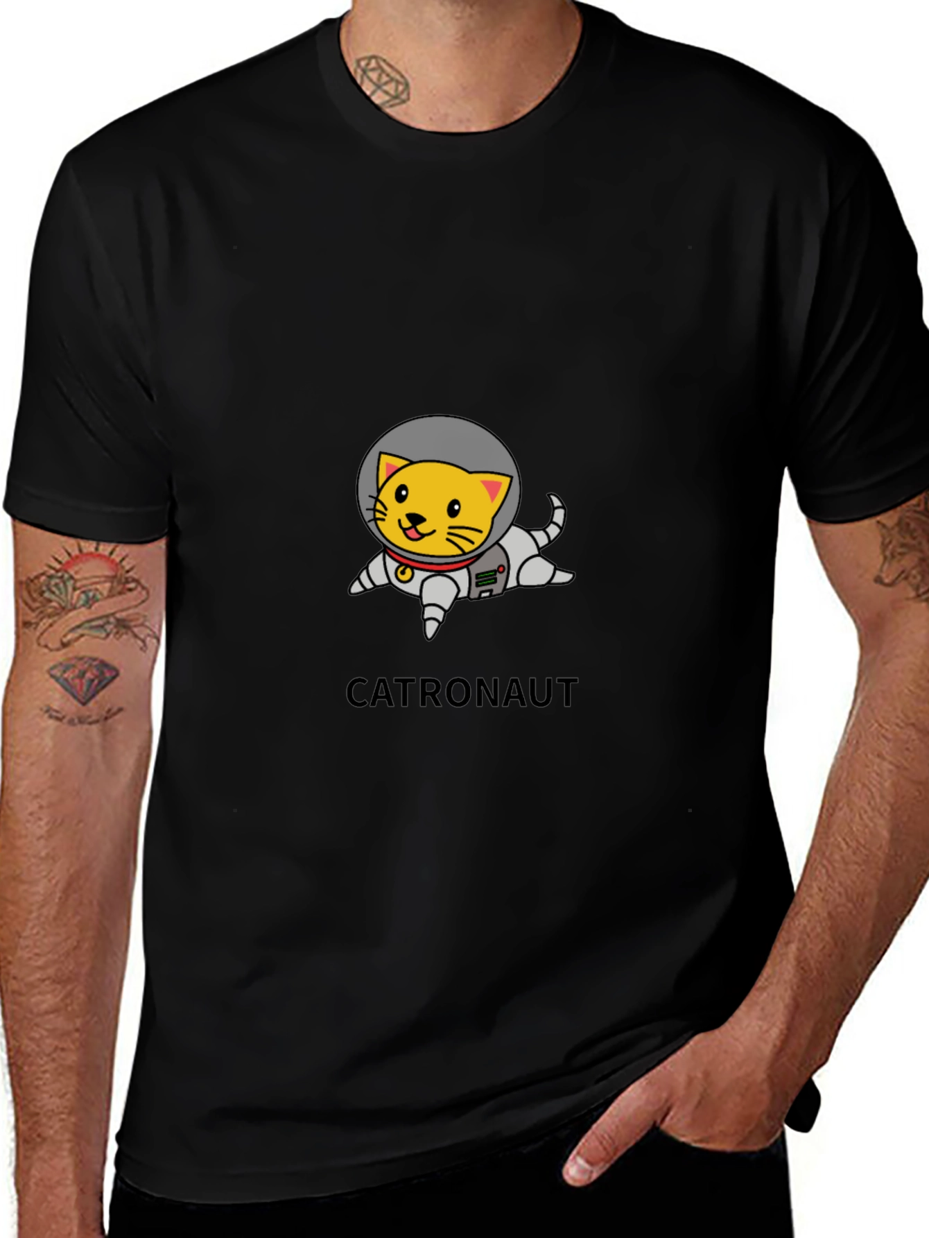 Catronaut Graphic Tee - Space Cat T-Shirt