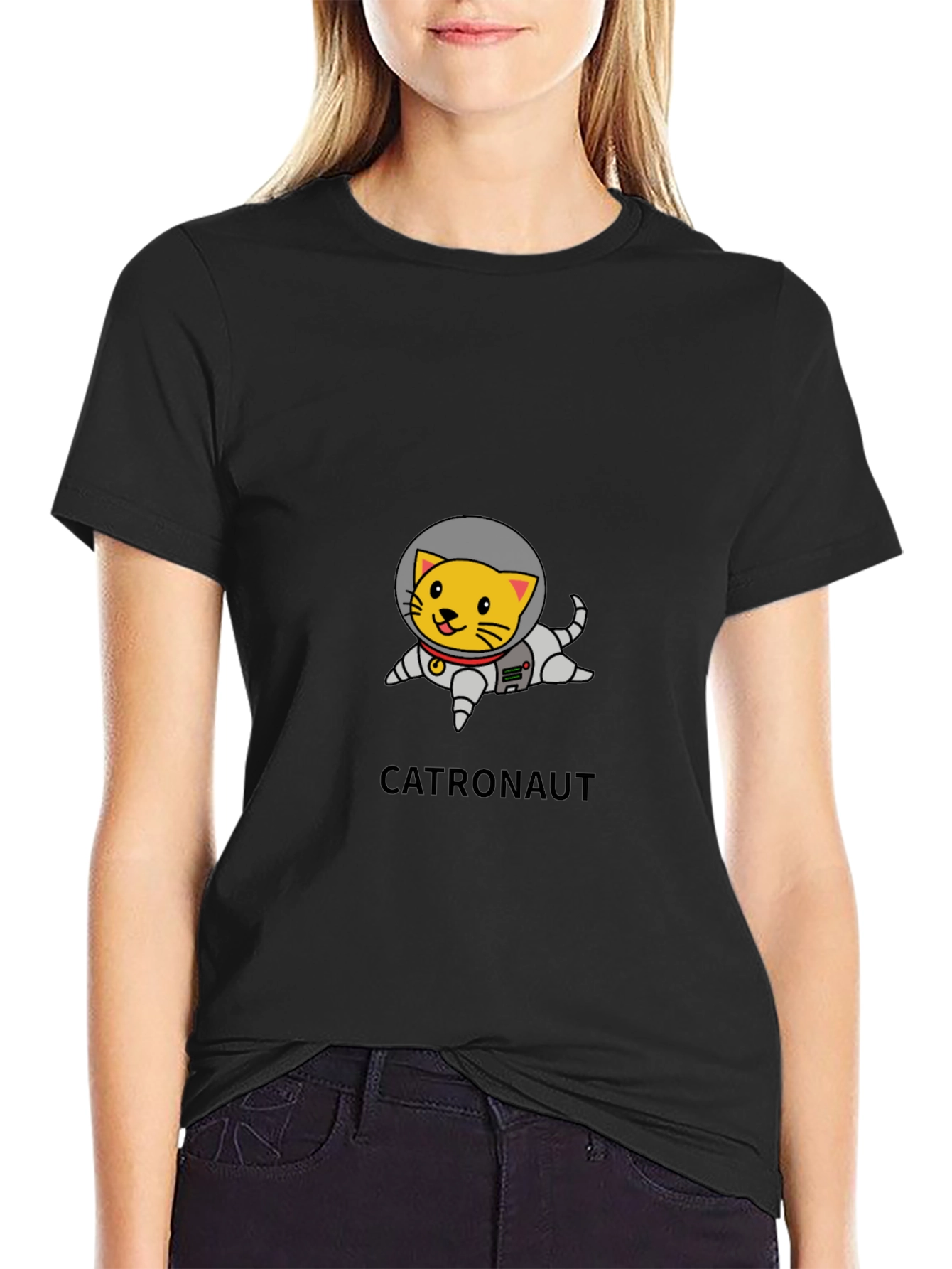 Catronaut Graphic Tee - Space Cat T-Shirt