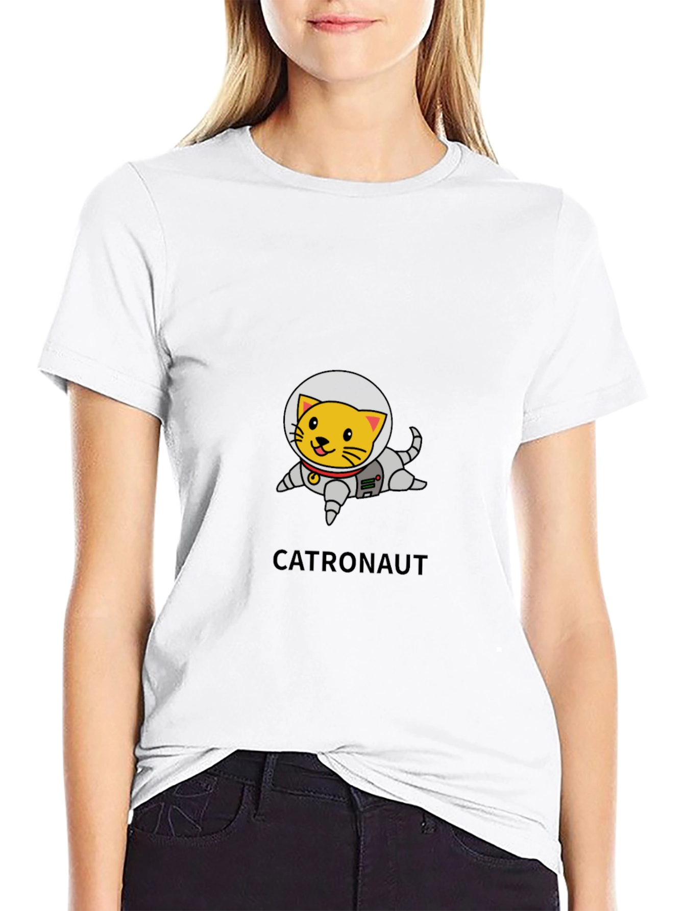 Catronaut Graphic Tee - Space Cat T-Shirt