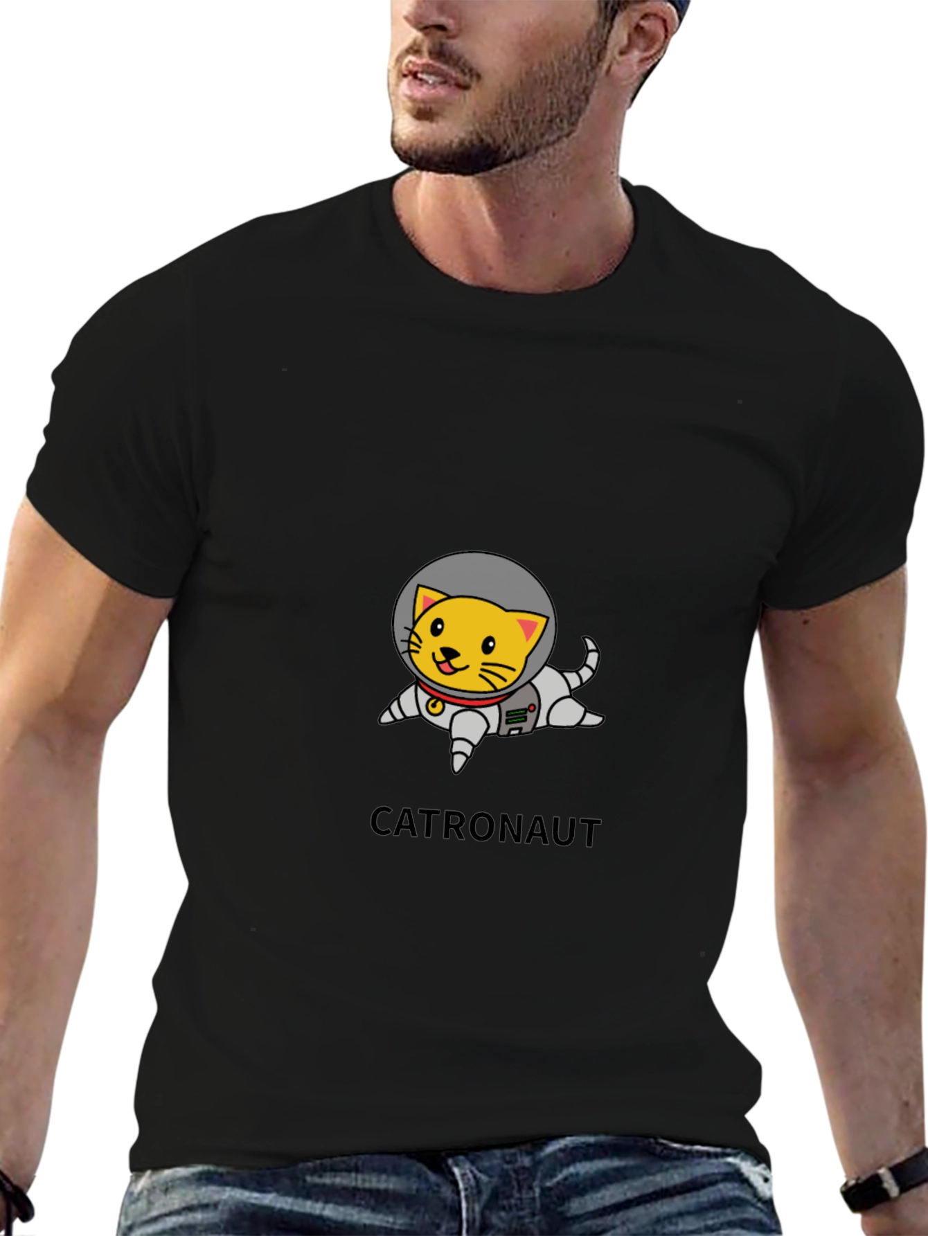 Catronaut Graphic Tee - Space Cat T-Shirt
