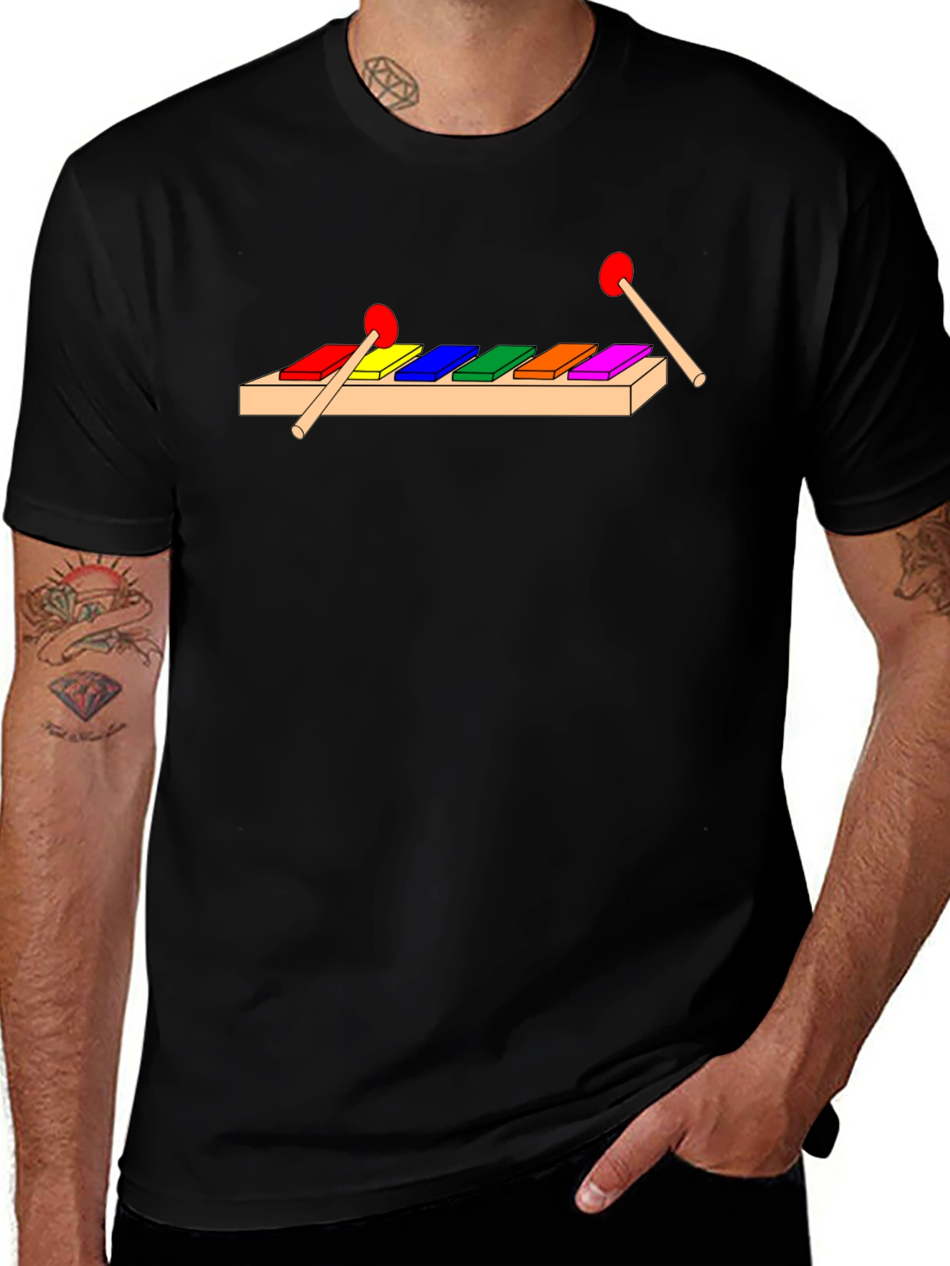 Colorful Xylophone Music T-Shirt