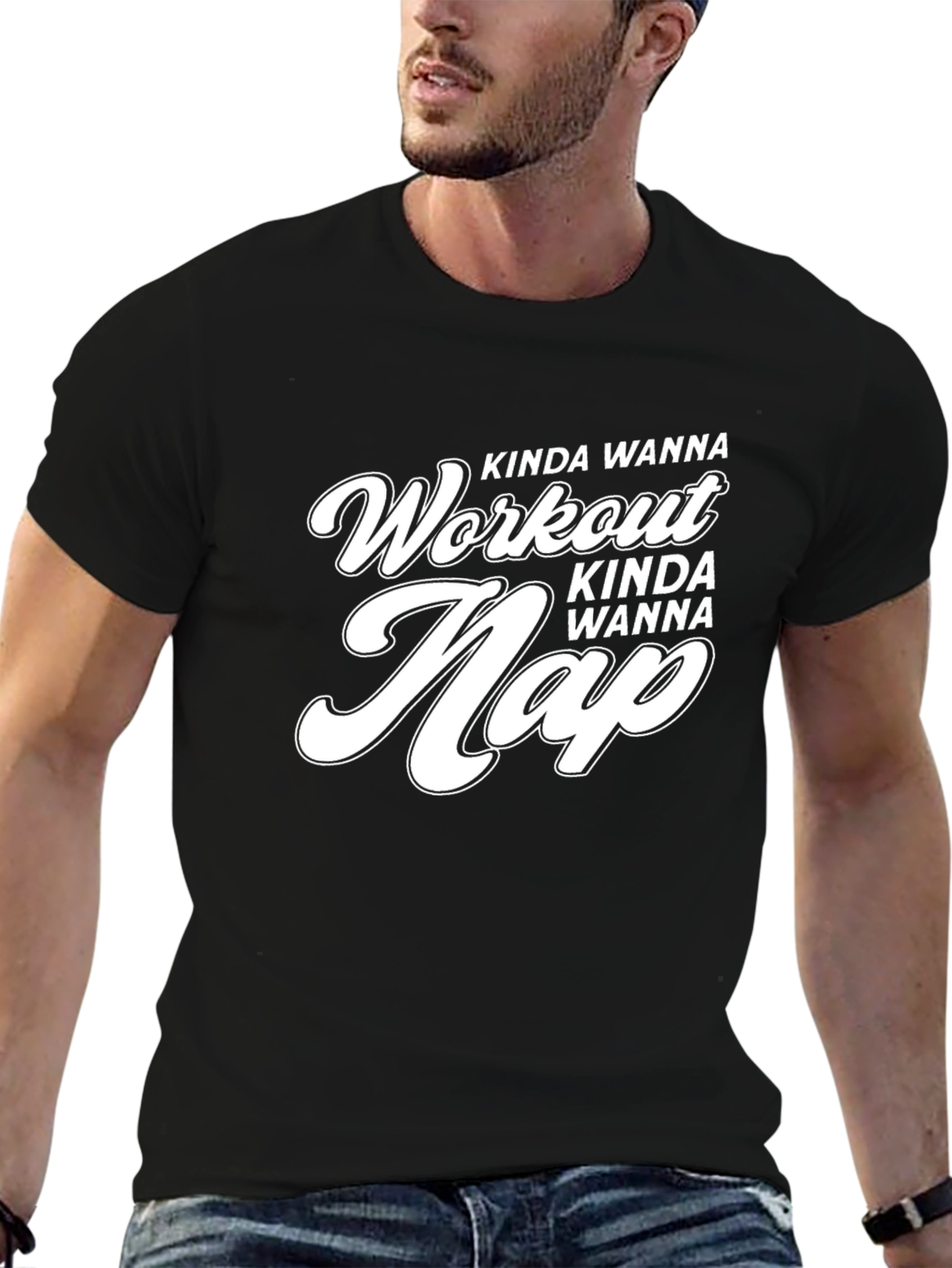 Workout Nap T-Shirt - Funny Gym Tee