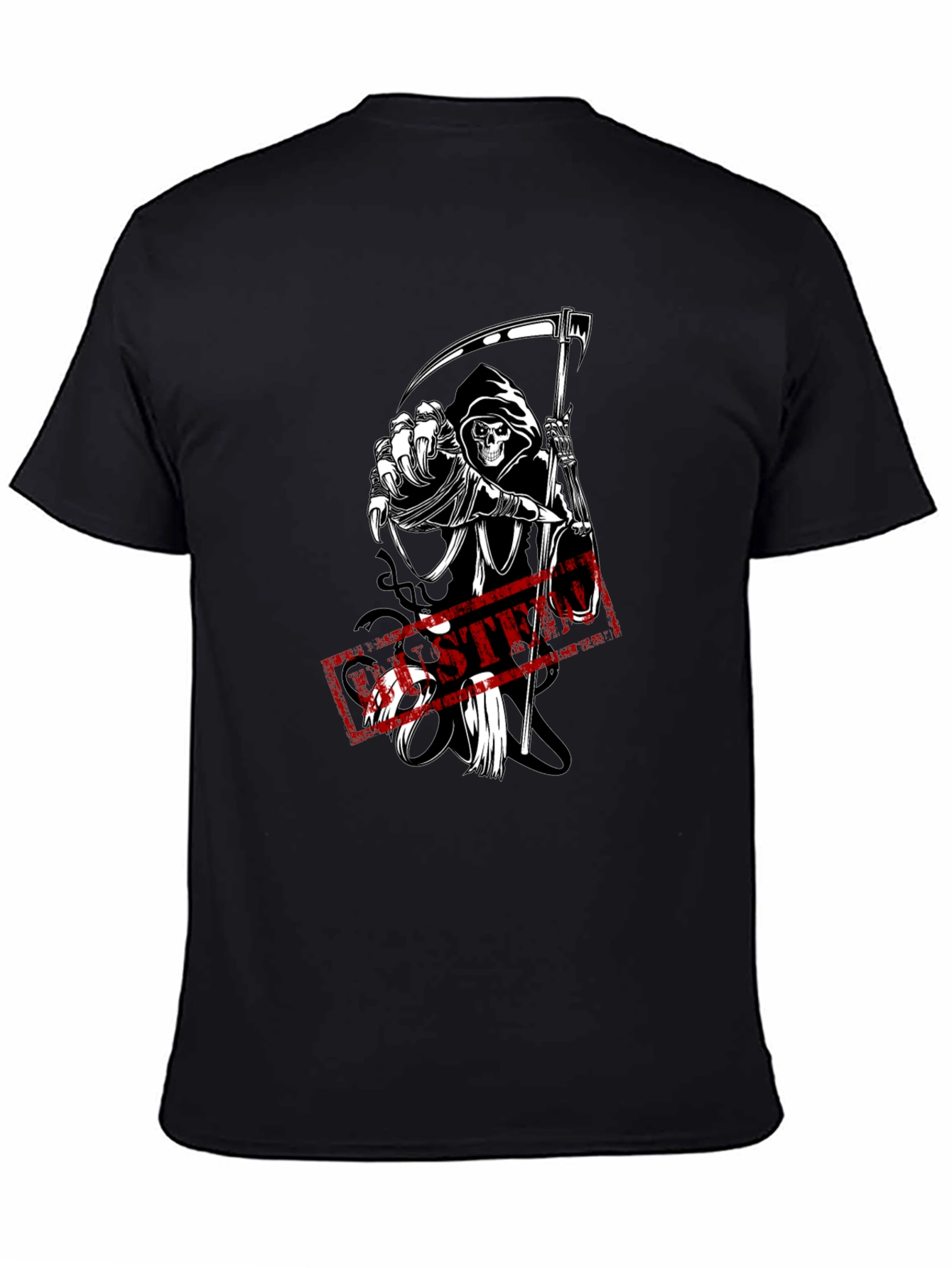 Grim Reaper Graphic Black T-Shirt
