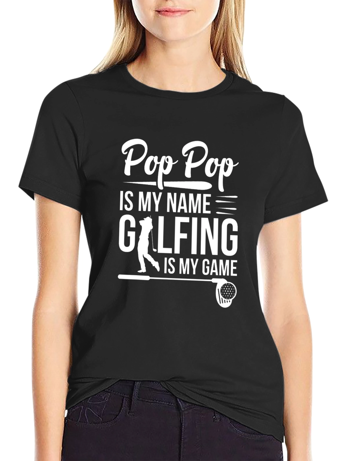Pop Pop Golfing T-Shirt - Gift for Grandpa