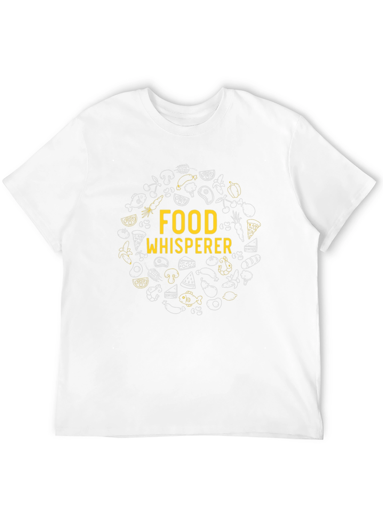 Food Whisperer Graphic Tee - Stylish Black T-Shirt