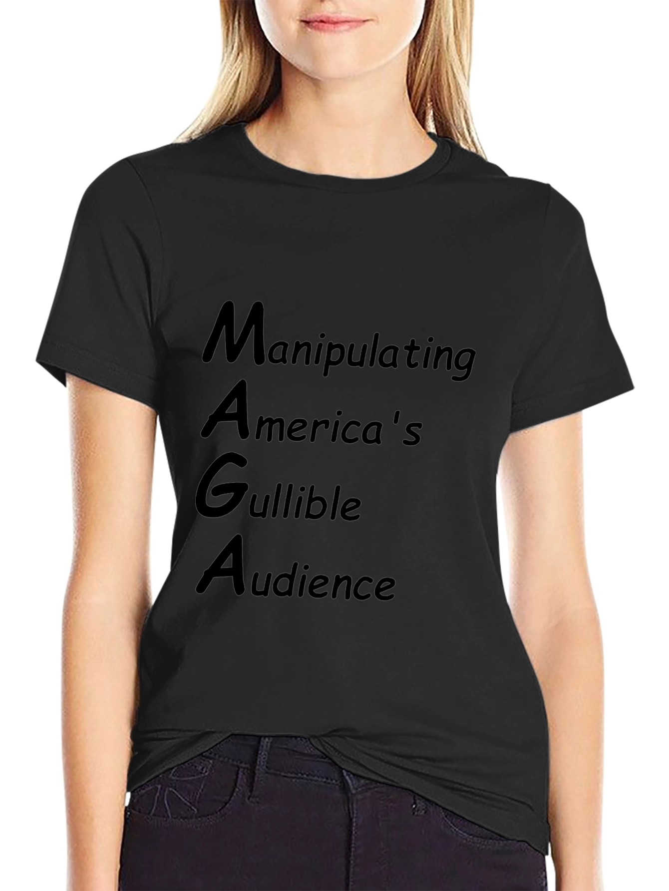 MAGA Manipulating Audience T-Shirt