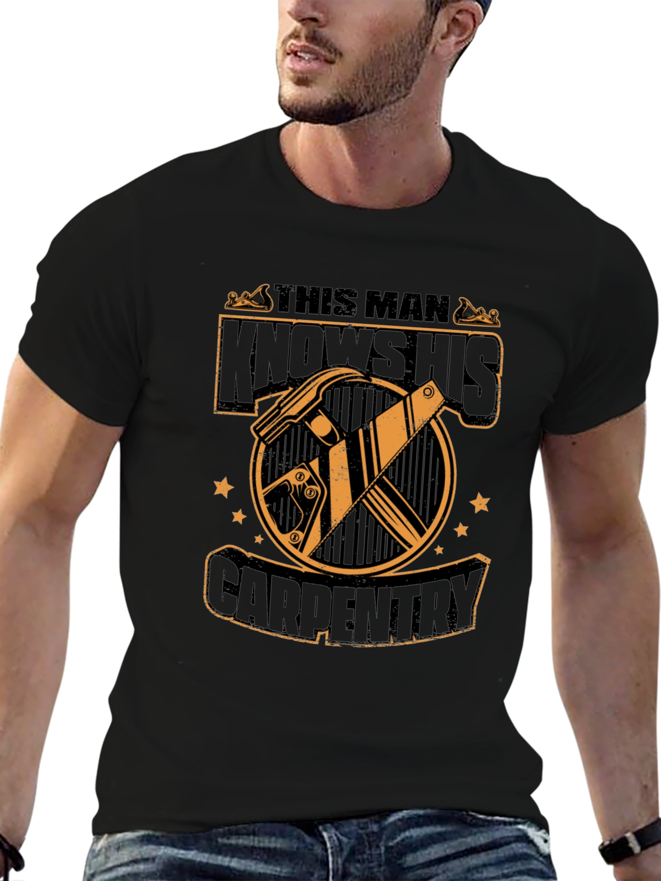 Carpenter T-Shirt - This Man Knows His Carpentry