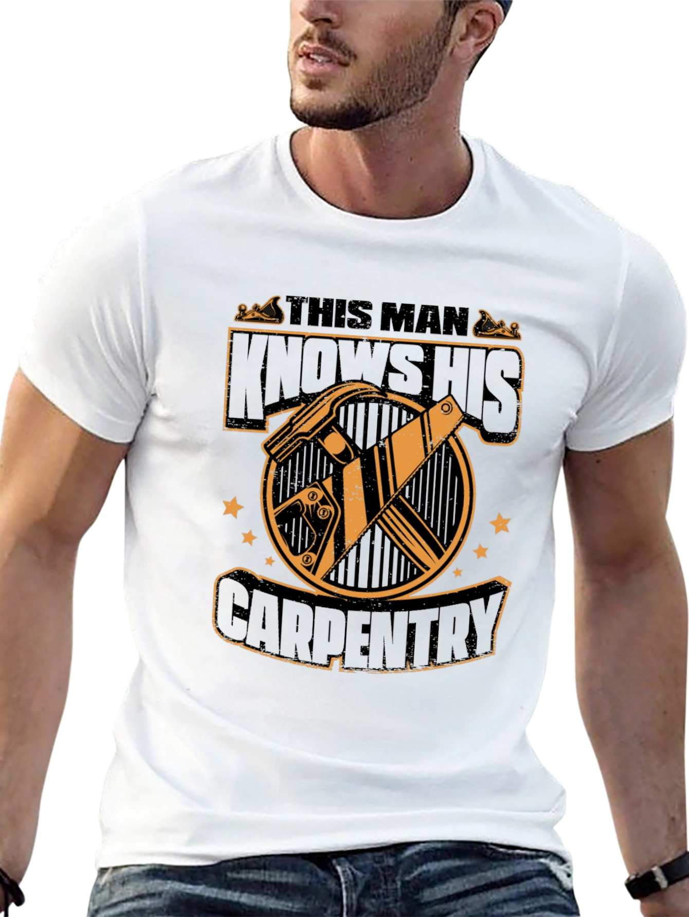 Carpenter T-Shirt - This Man Knows His Carpentry