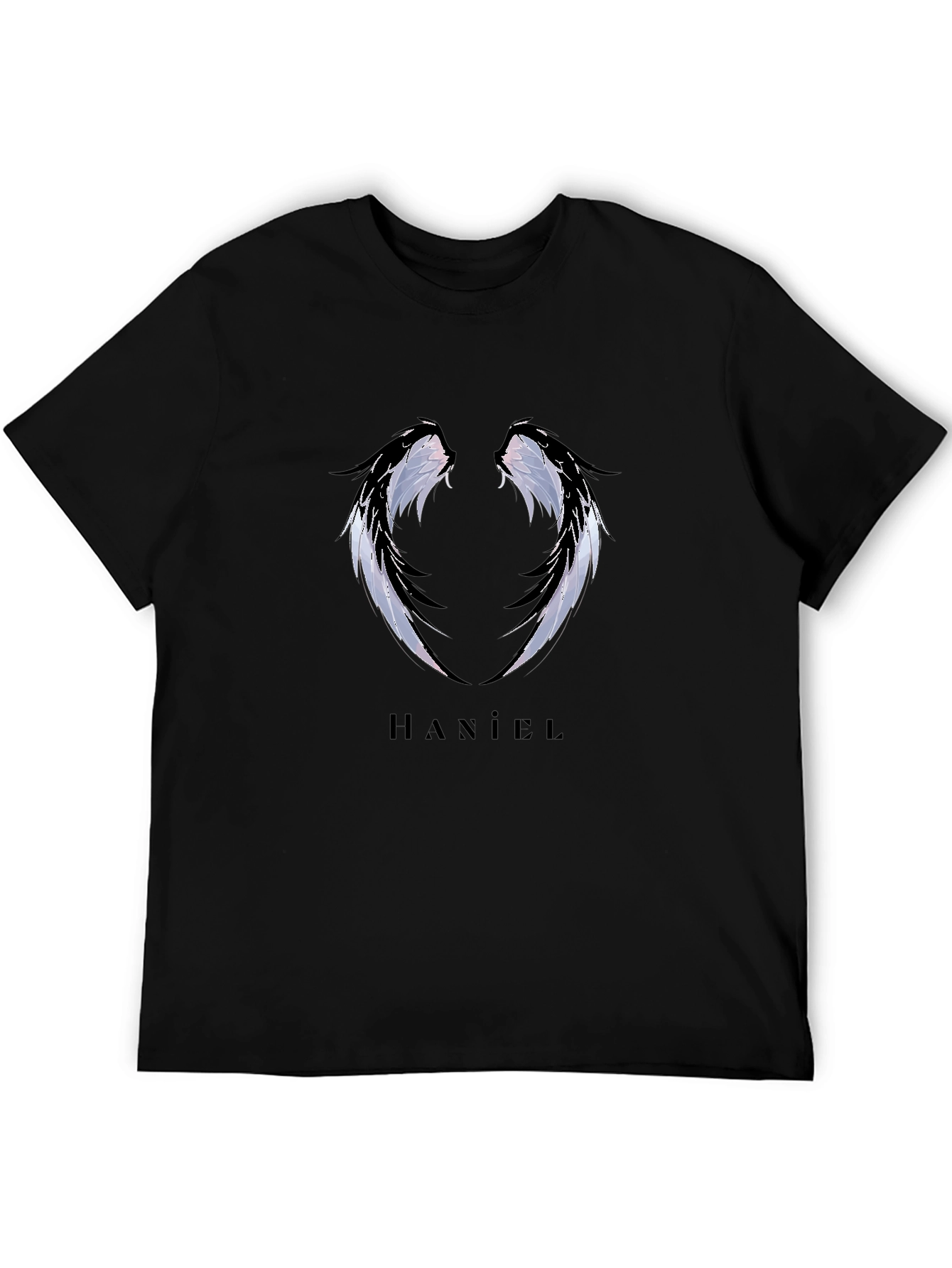 Wings HANIEI Black T-Shirt