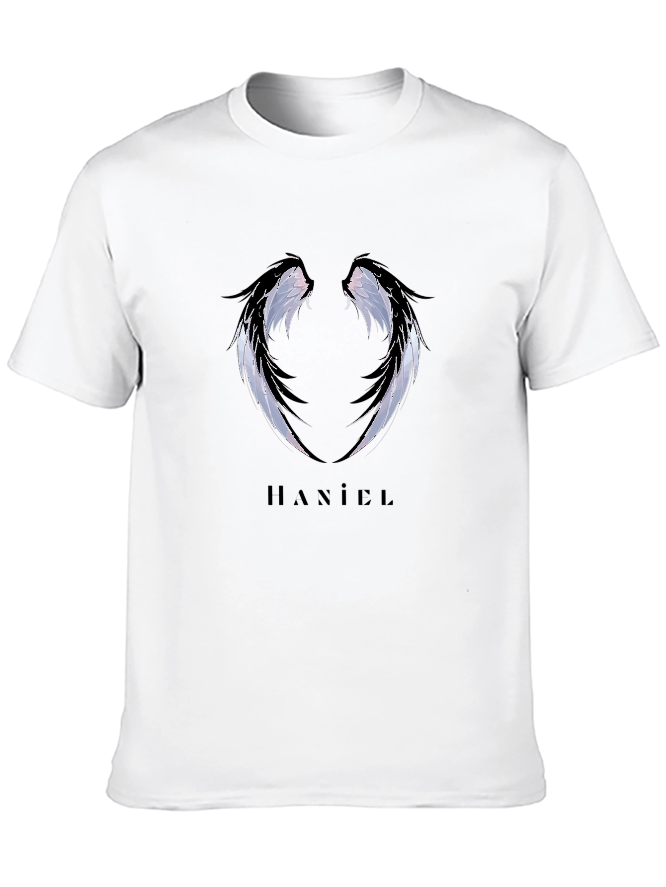 Wings HANIEI Black T-Shirt