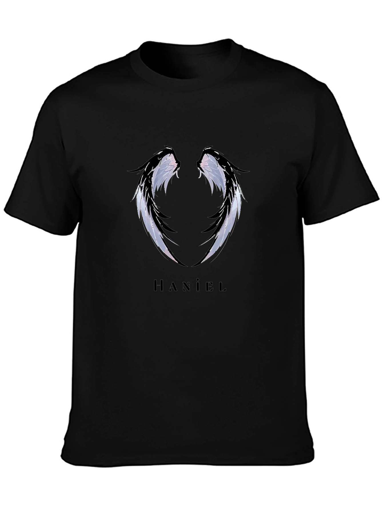 Wings HANIEI Black T-Shirt
