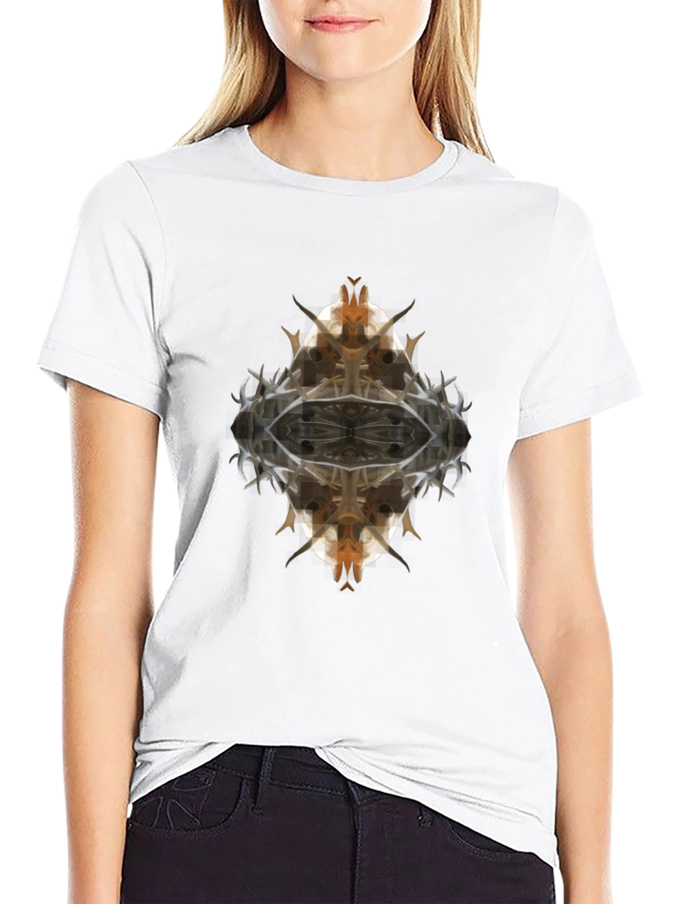 Abstract Graphic Tee - Unique Artistic Design