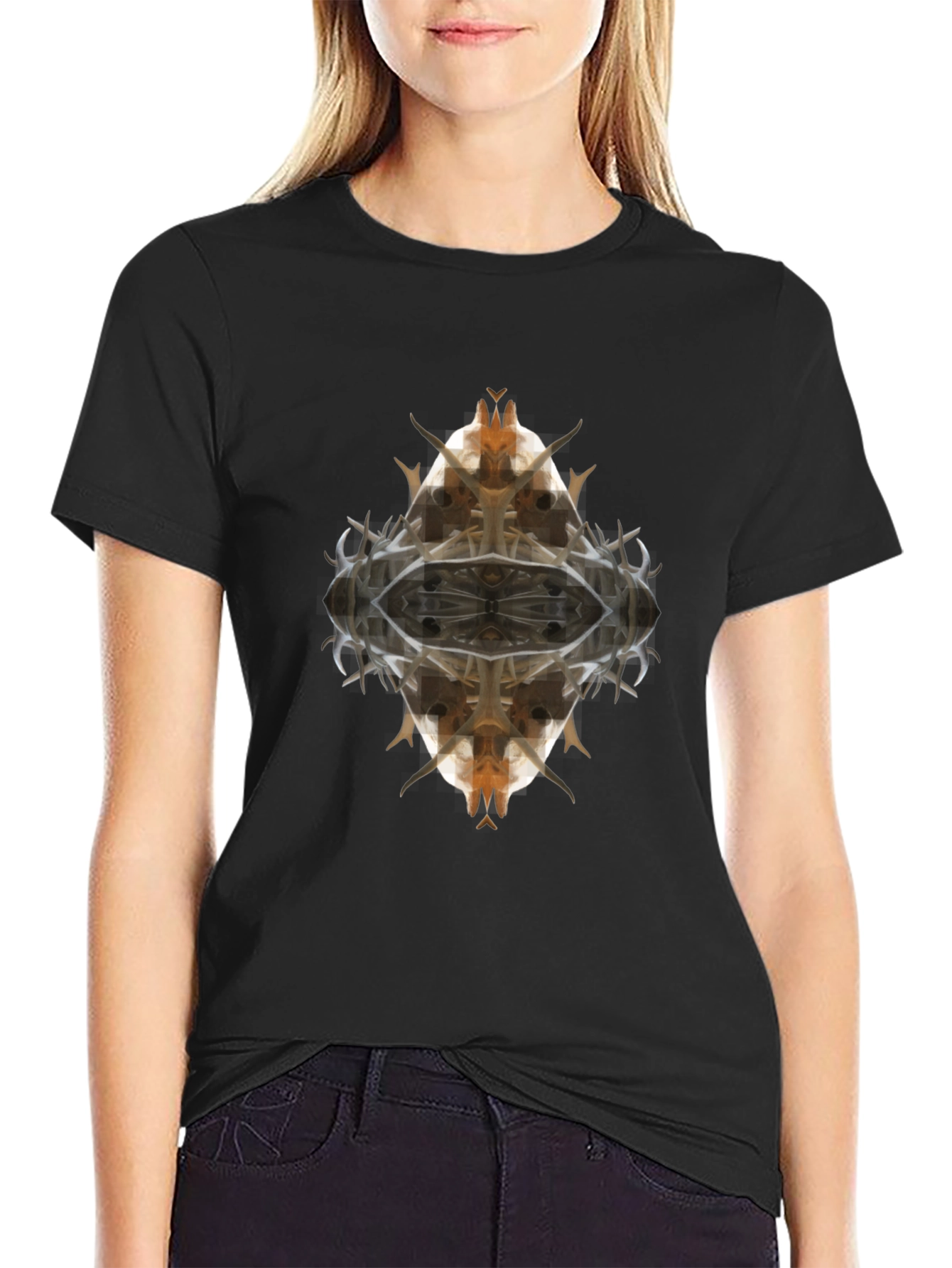 Abstract Graphic Tee - Unique Artistic Design