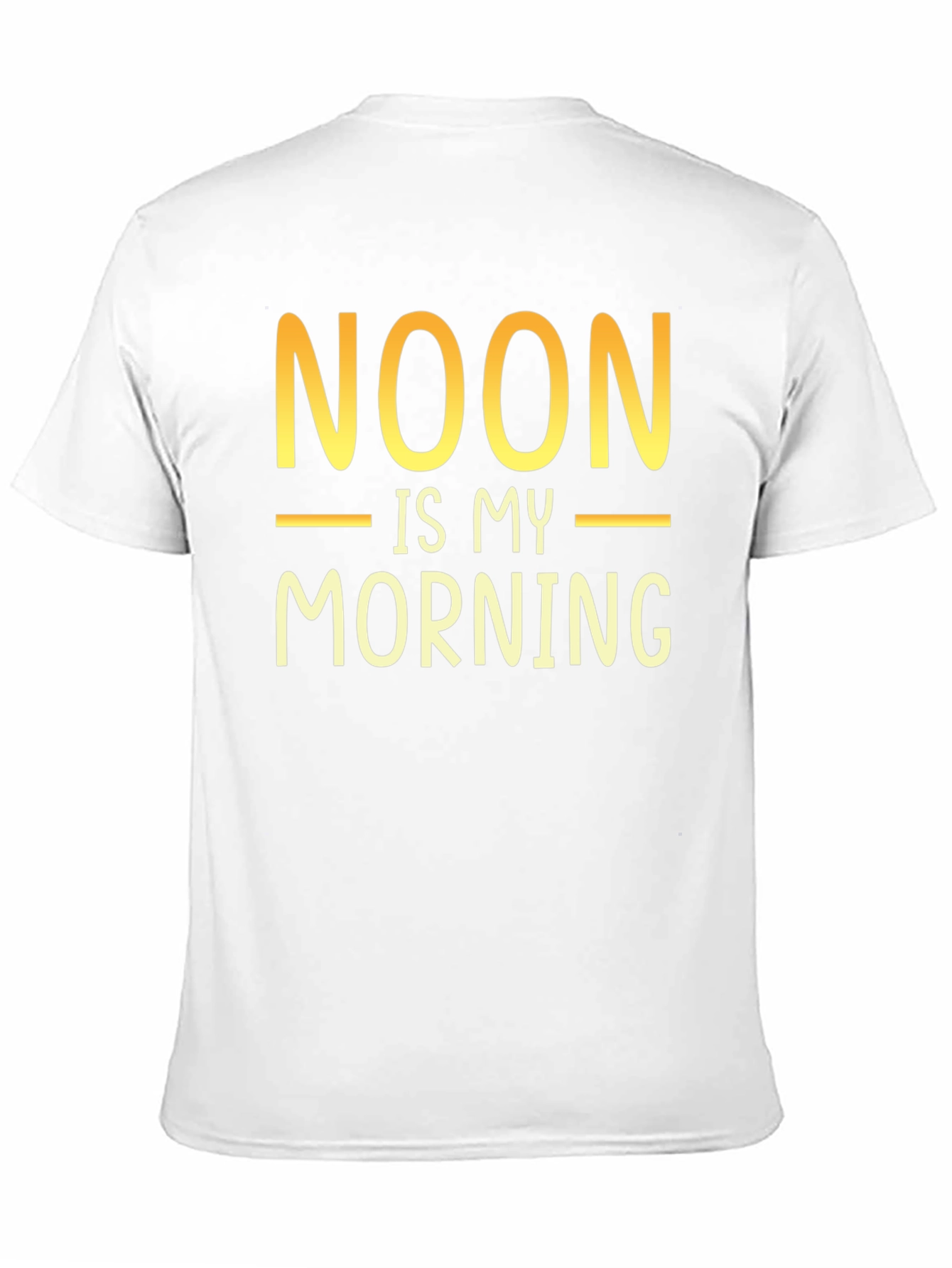 Noon is My Morning Black Graphic Tee