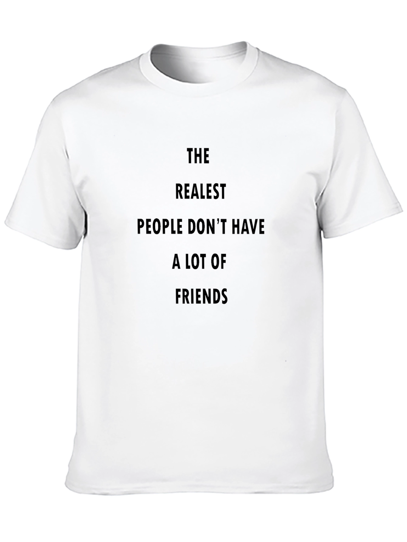 The Realest People Tee - Black Graphic T-Shirt