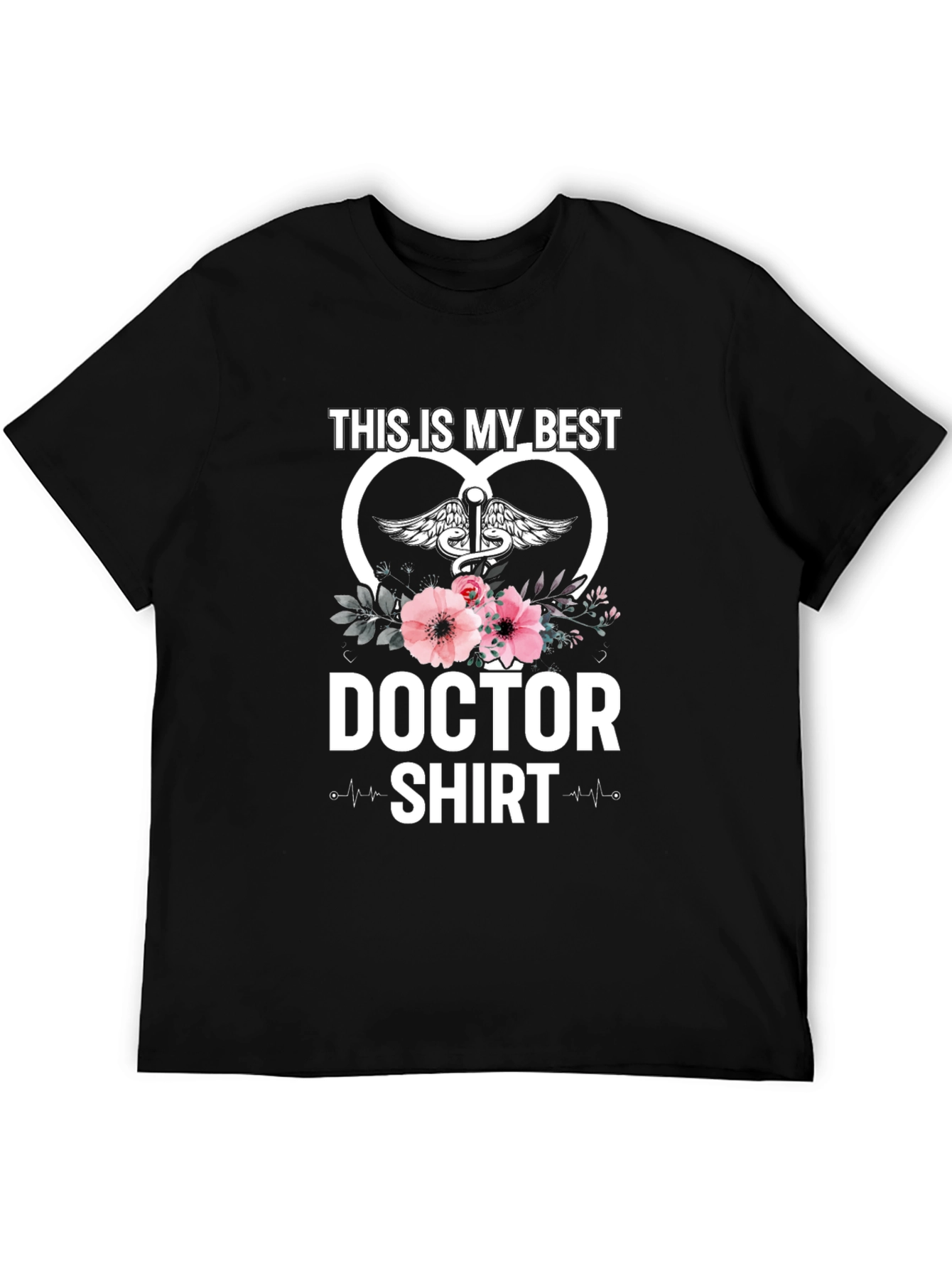Best Doctor Shirt - Floral Medical Tee
