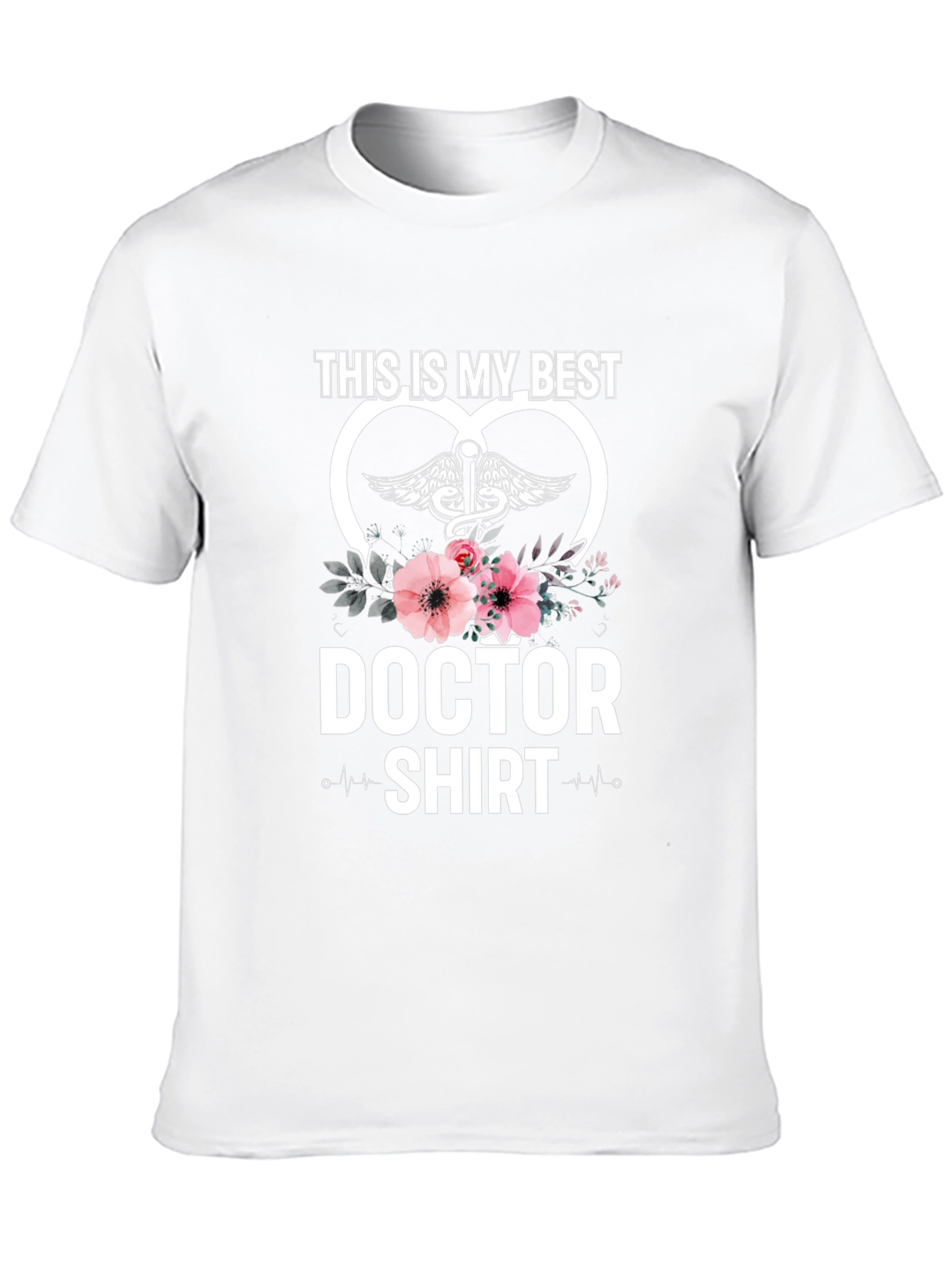Best Doctor Shirt - Floral Medical Tee