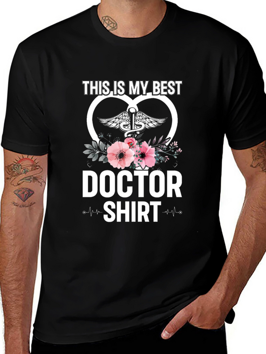 Best Doctor Shirt - Floral Medical Tee