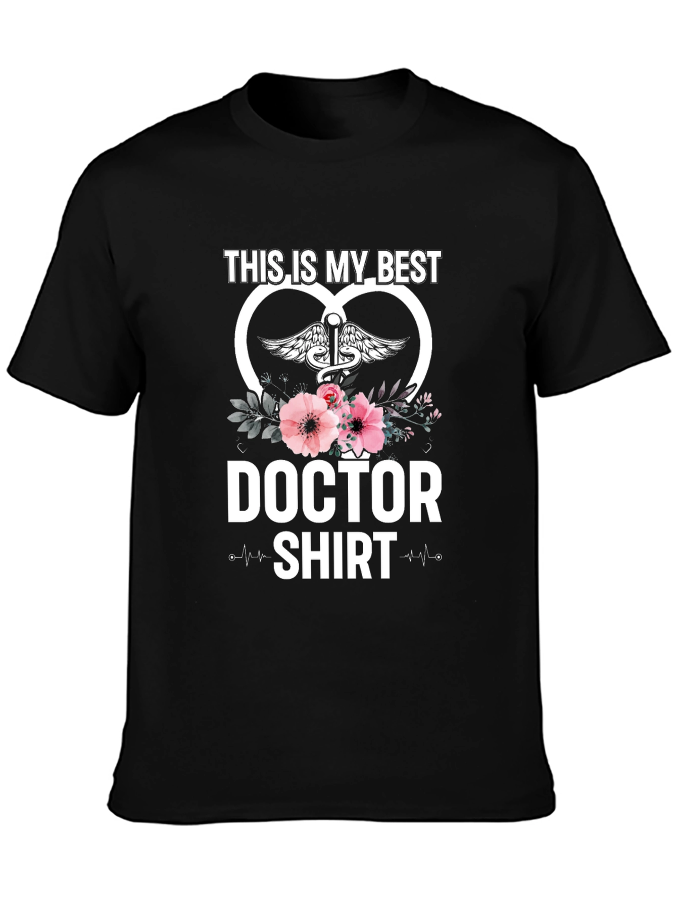 Best Doctor Shirt - Floral Medical Tee
