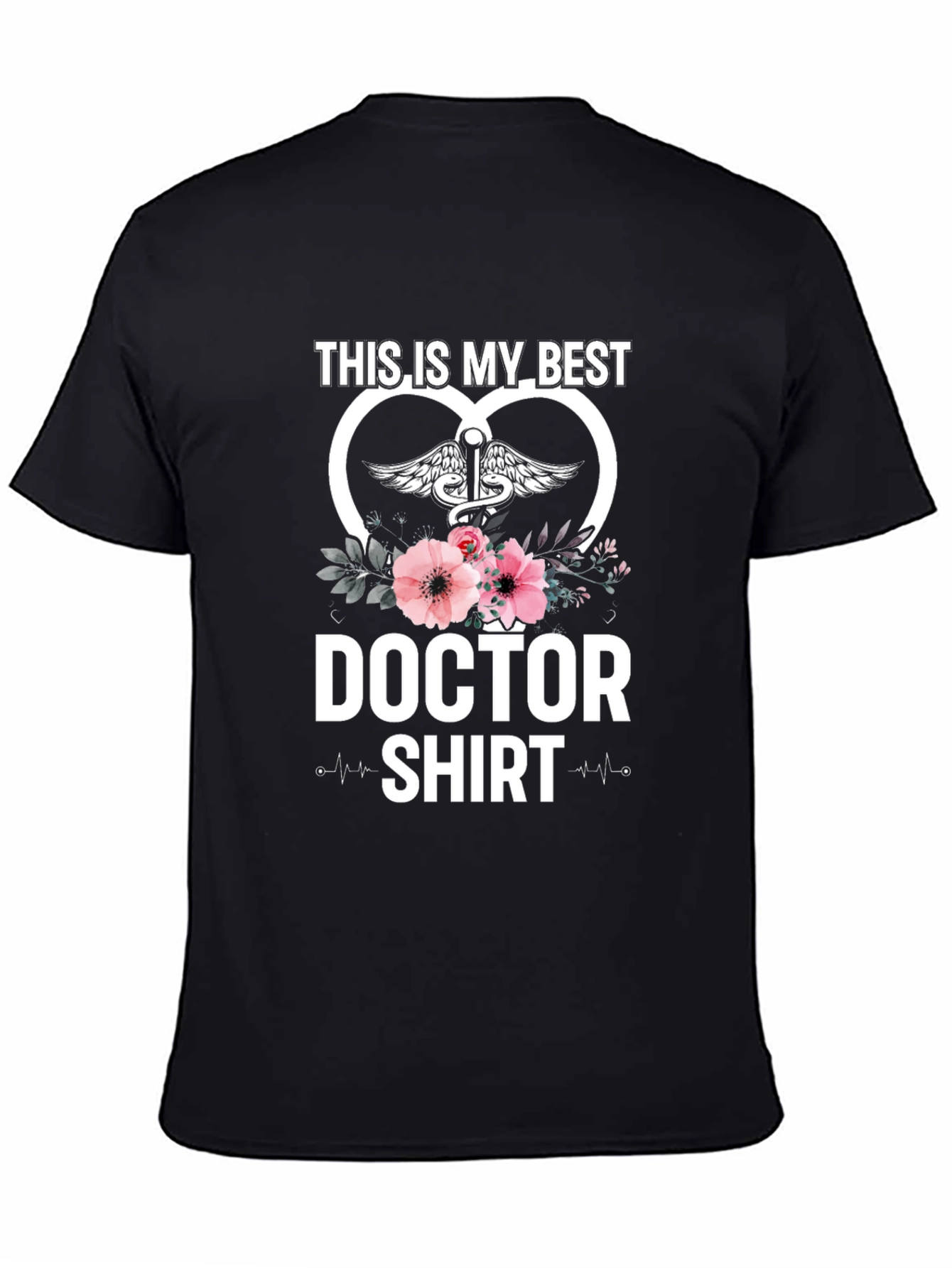 Best Doctor Shirt - Floral Medical Tee