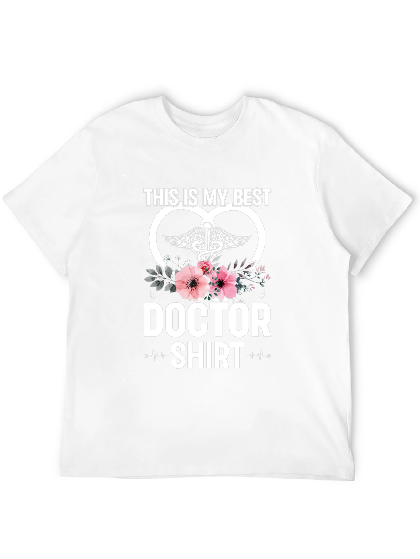 Best Doctor Shirt - Floral Medical Tee