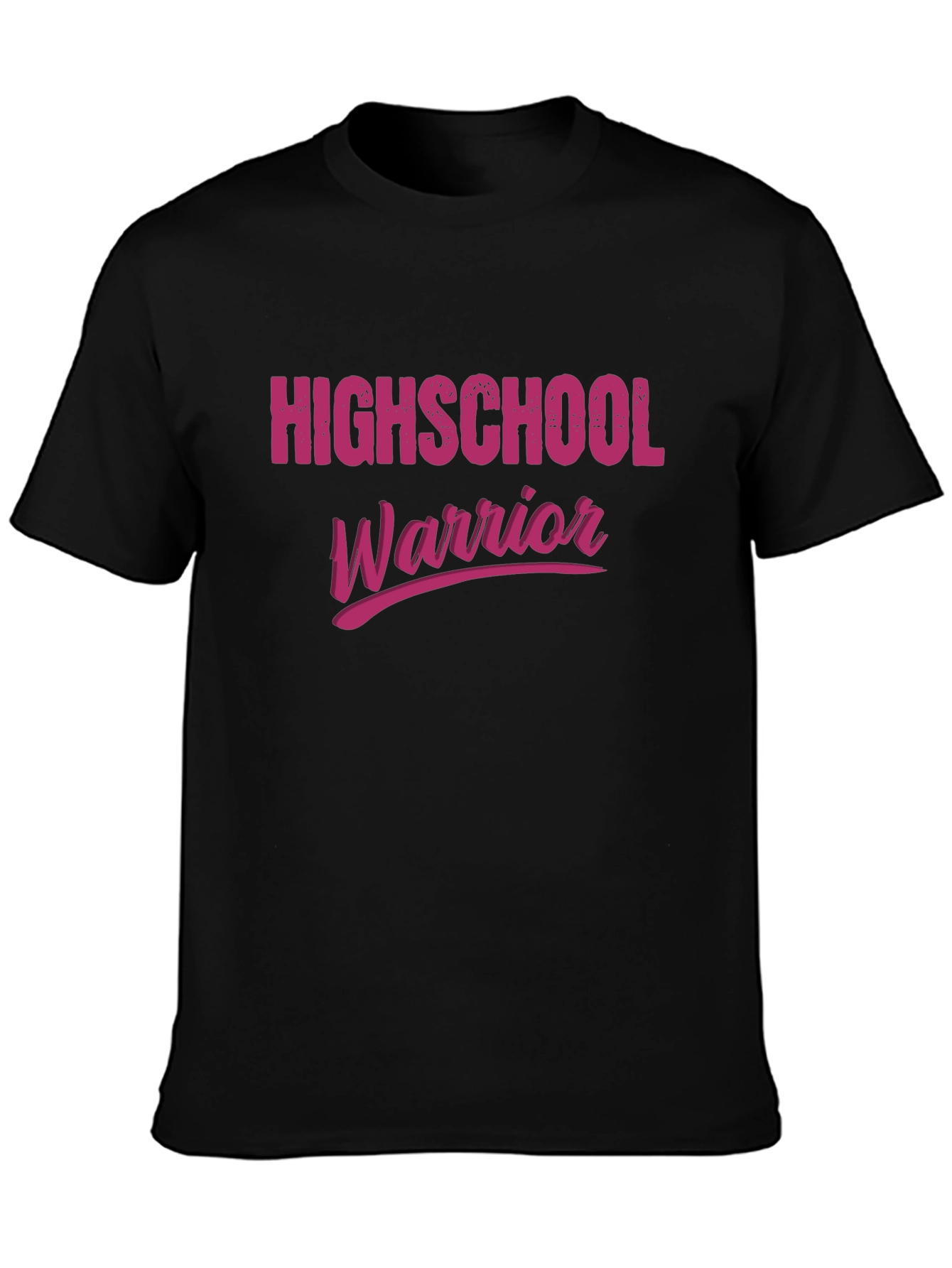 Highschool Warrior T-Shirt - Black