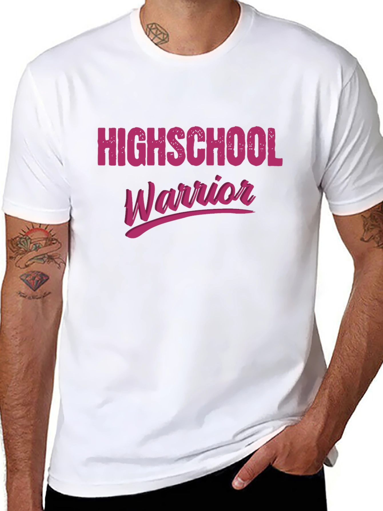 Highschool Warrior T-Shirt - Black