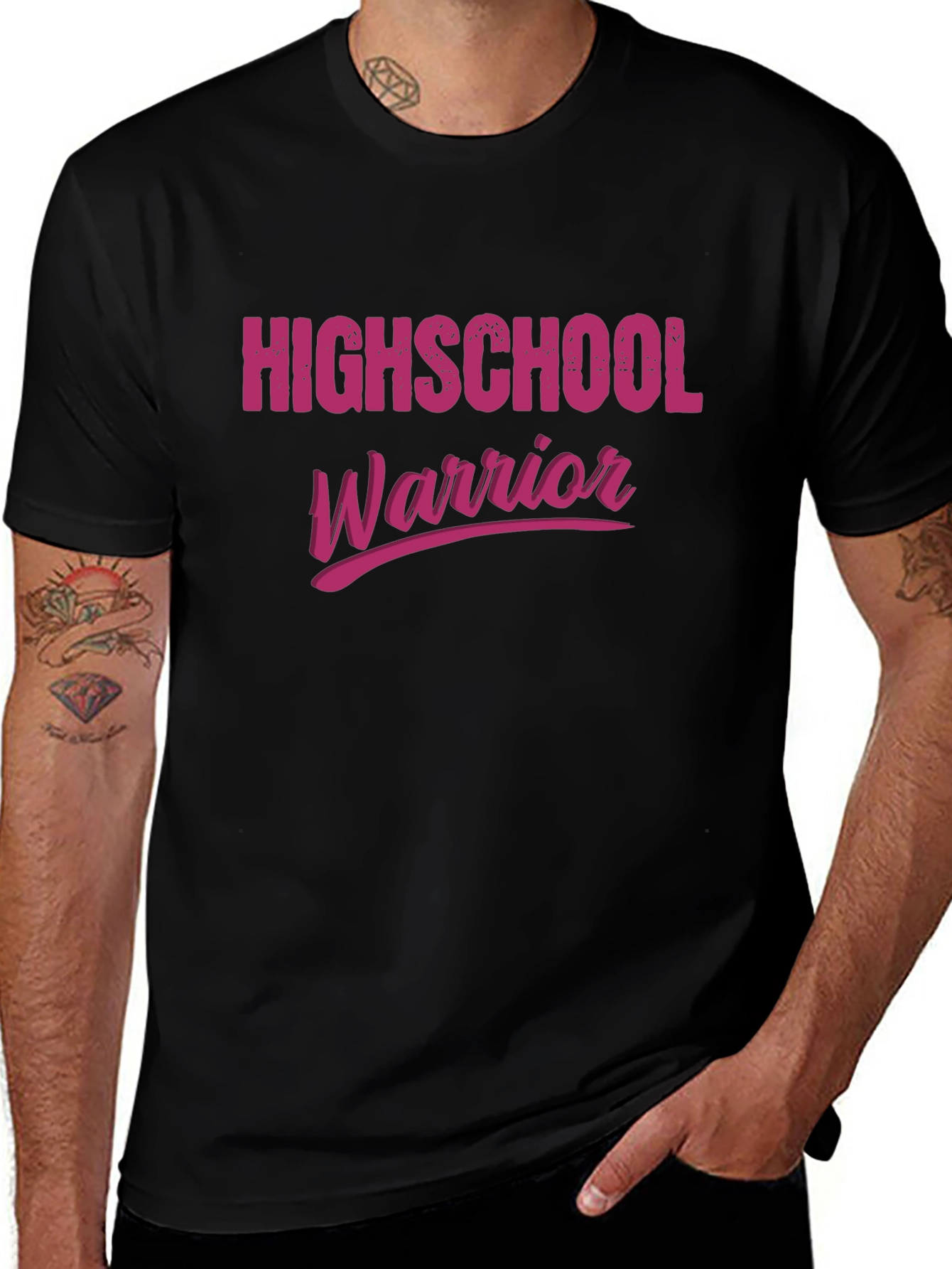 Highschool Warrior T-Shirt - Black