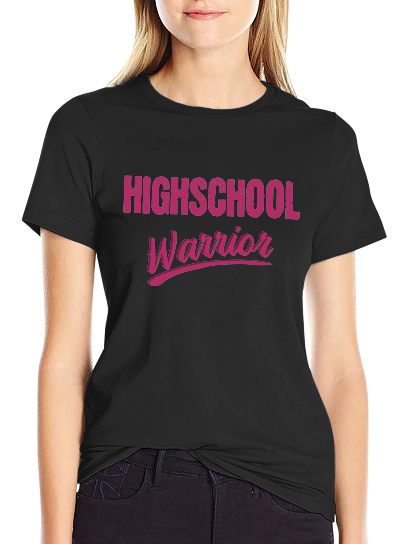 Highschool Warrior T-Shirt - Black